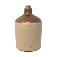 1974 Daniel Boone Kentucky Straight Bourbon Stoneware Jug – Vintage Advertising Decor