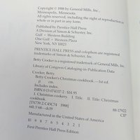 1988 Betty Crocker's Christmas Cookbook