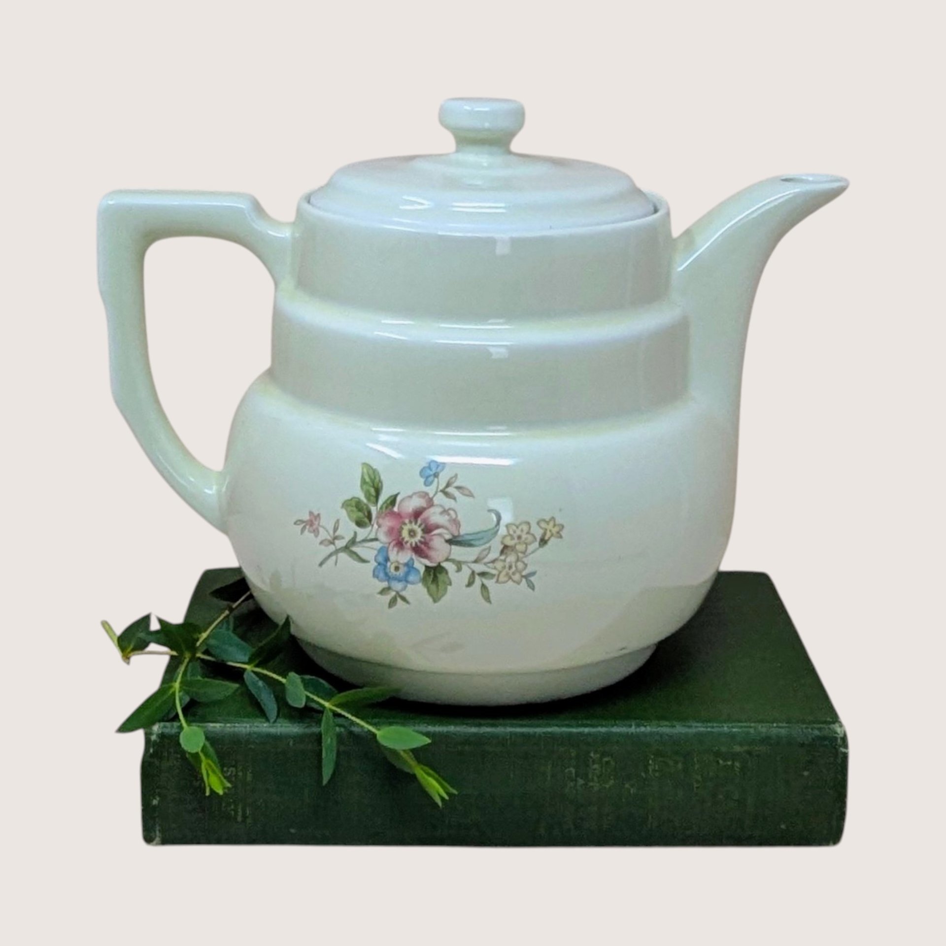 1940s Hall China "Rambling Rose" Coffee Pot
