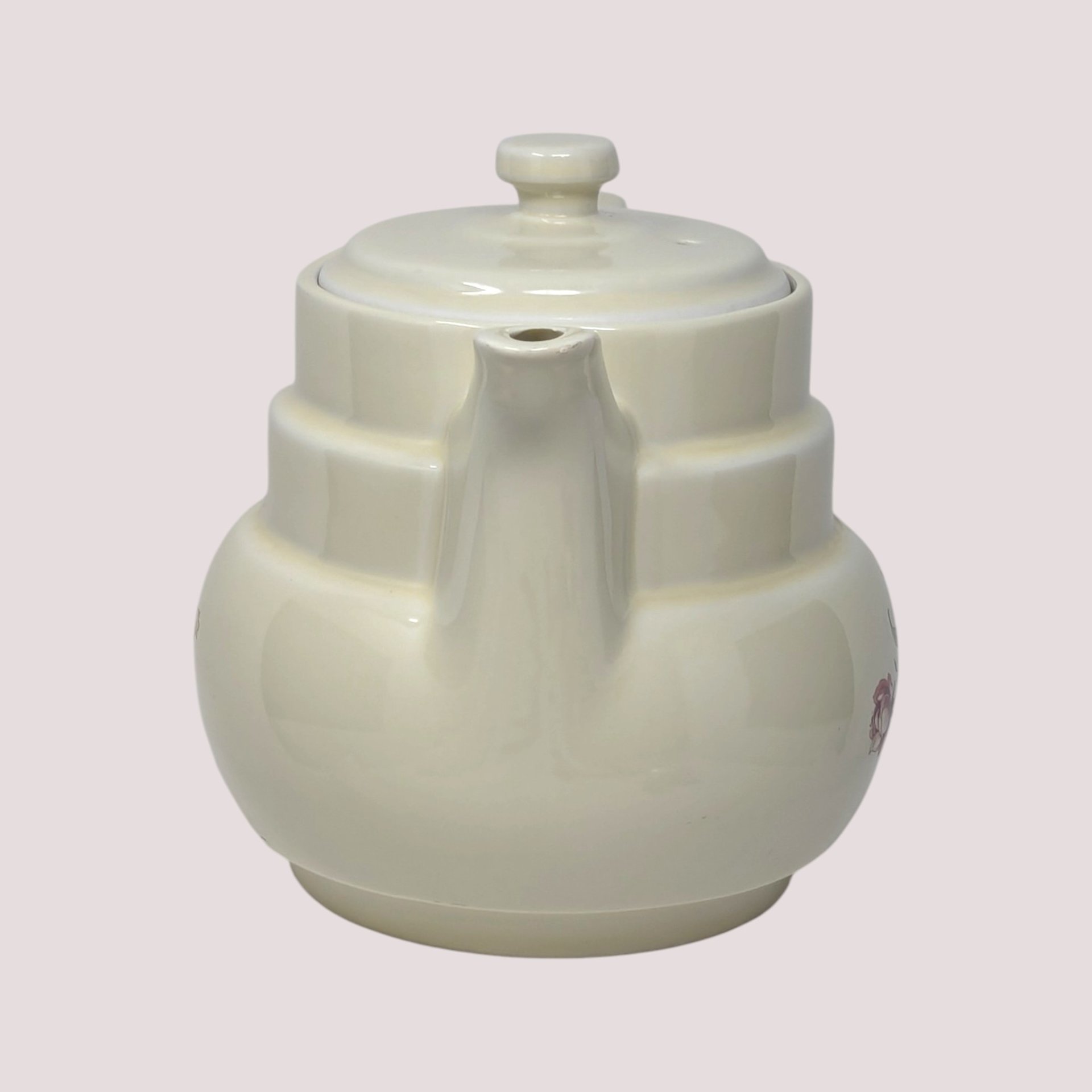 Vintage Hall China Rambling Rose Drip-O-Lator Coffee Pot