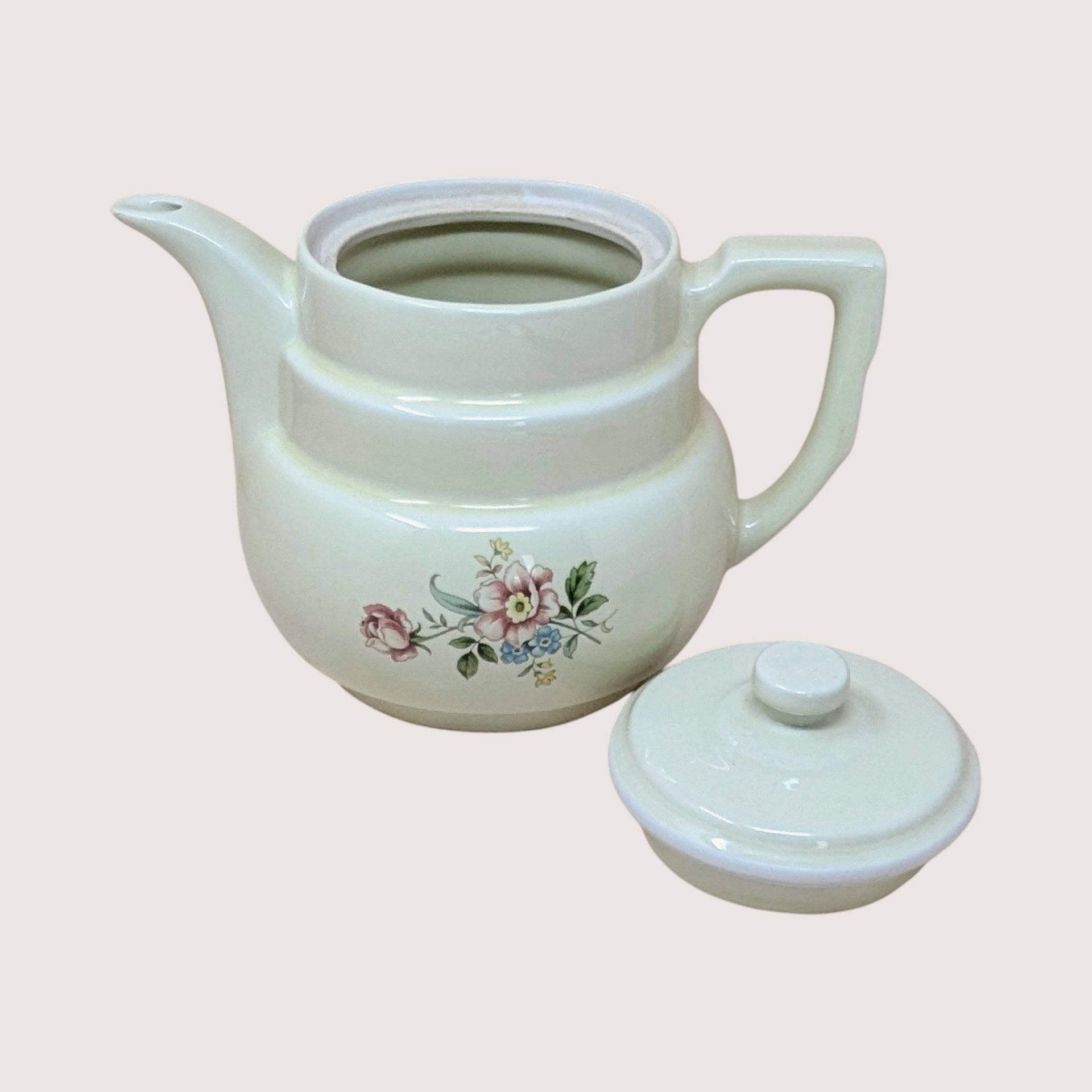 1940s Hall China "Rambling Rose" Coffee Pot