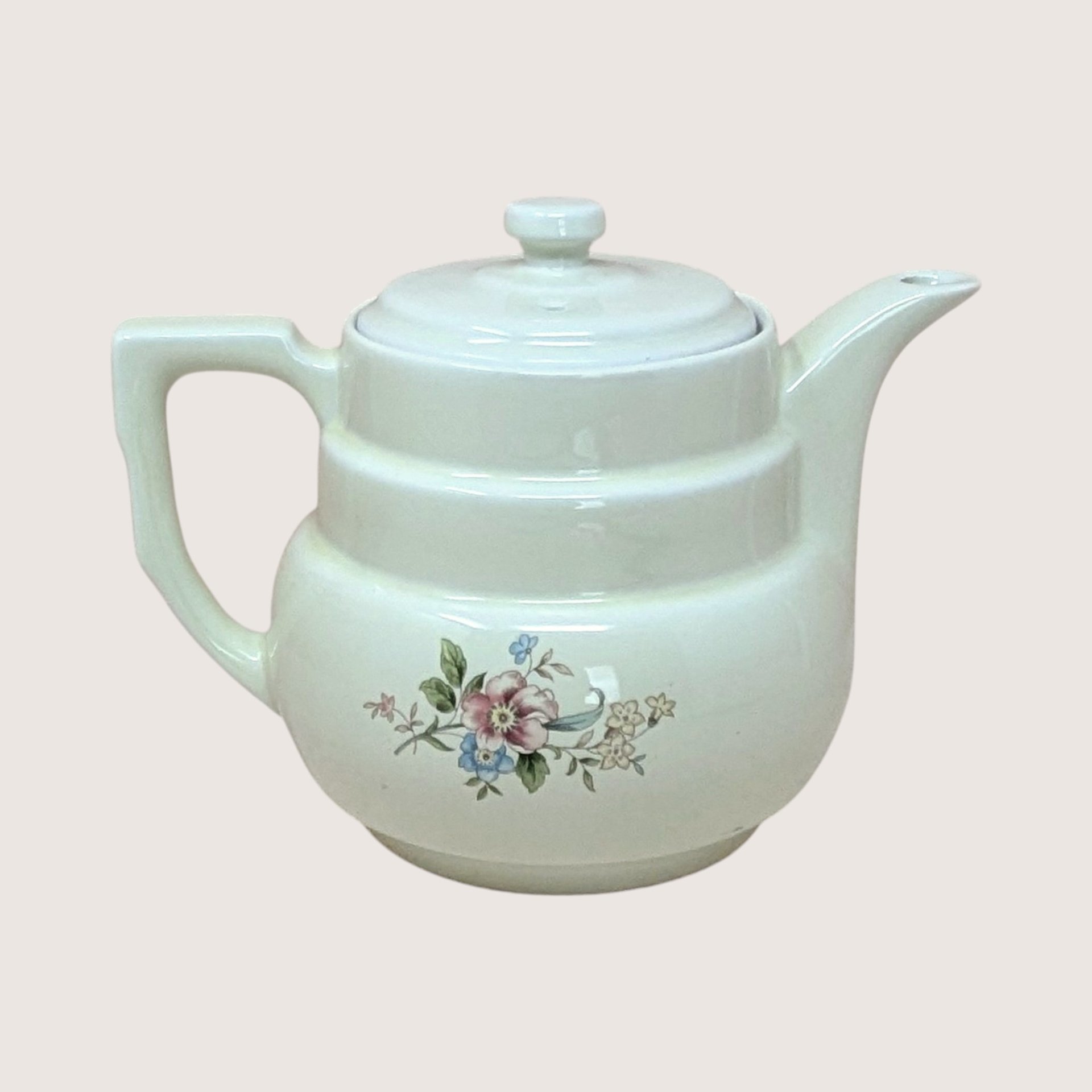 1940s Hall China "Rambling Rose" Coffee Pot