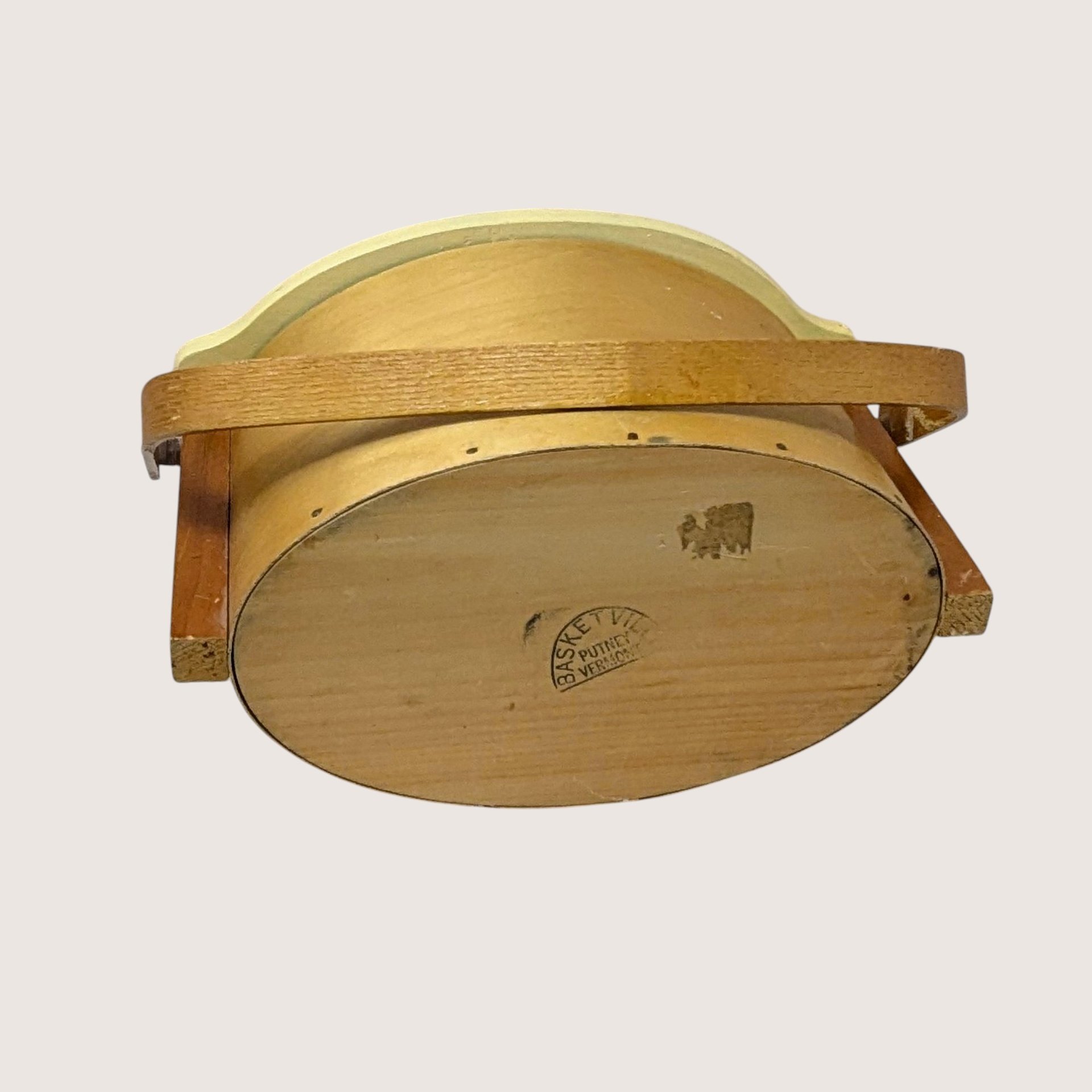 Mid-Century Basketville "Putney" Wood Basket 