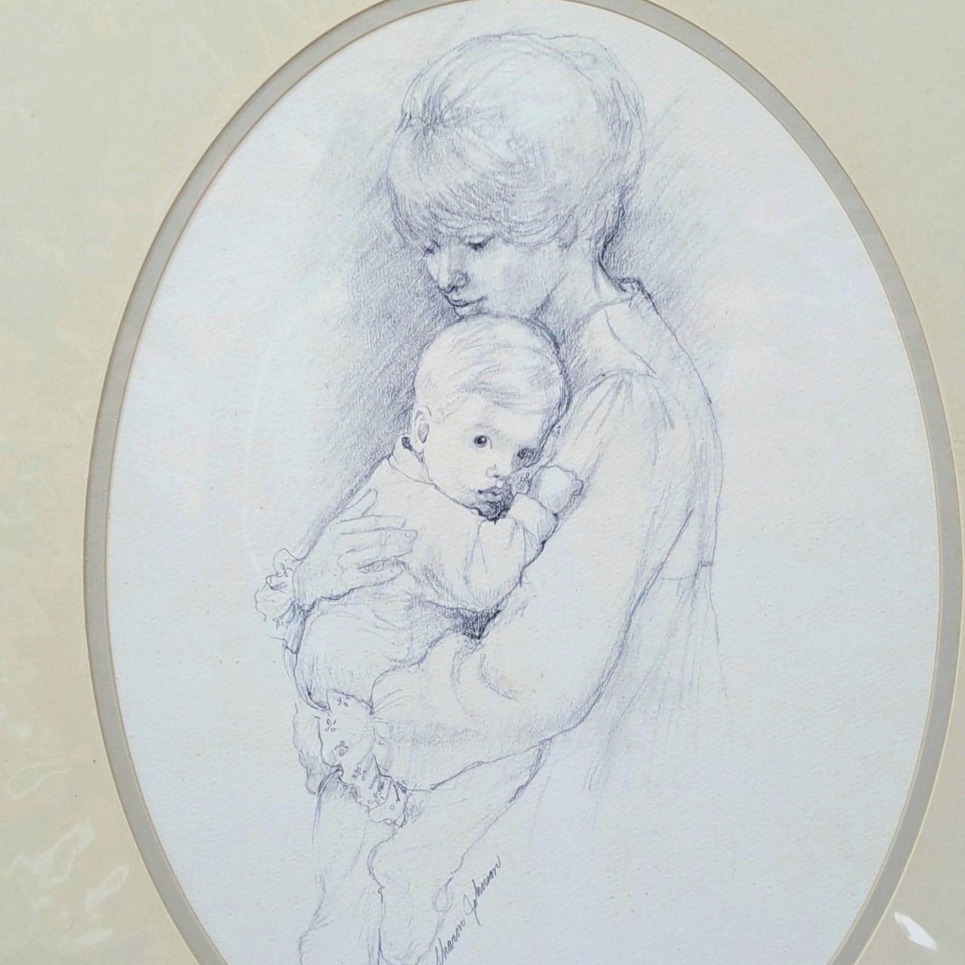 Vintage Sharon Johnson Mother And Child Art Prints
