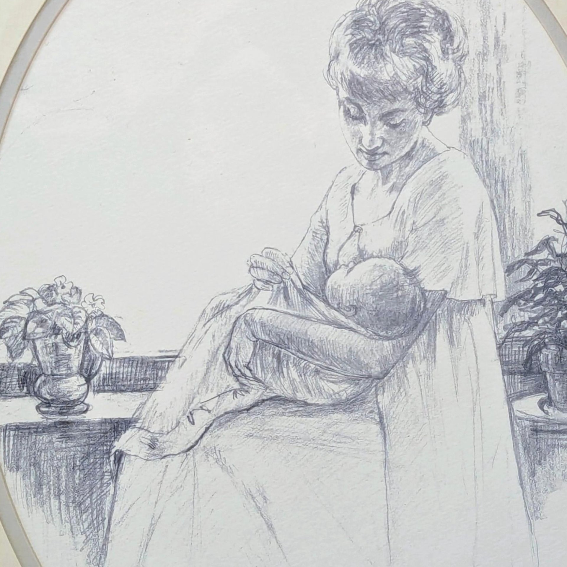 Vintage Sharon Johnson Mother And Child Art Prints