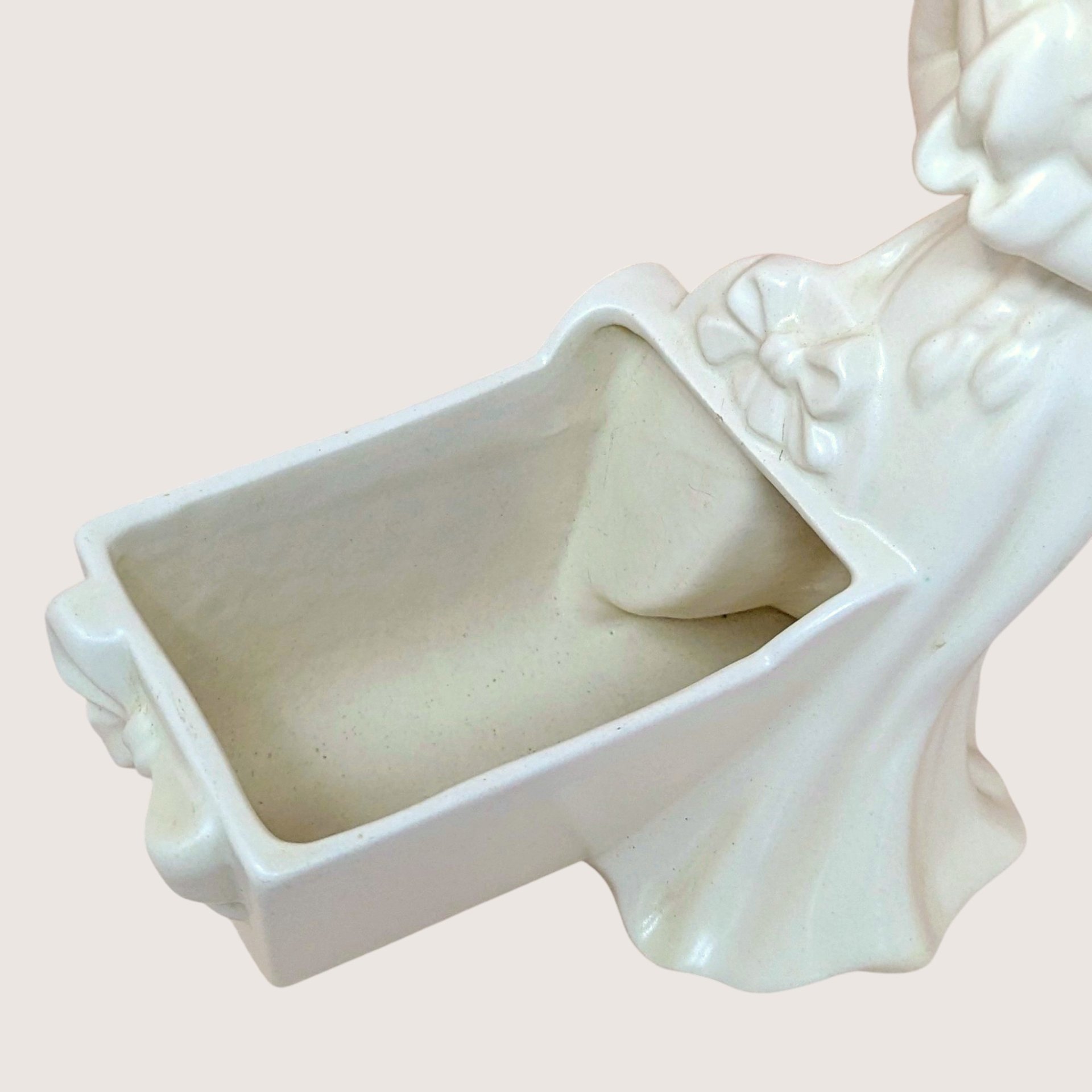 Mid-Century Royal Haeger "Mother’s Watch" Figural Cradle Planter