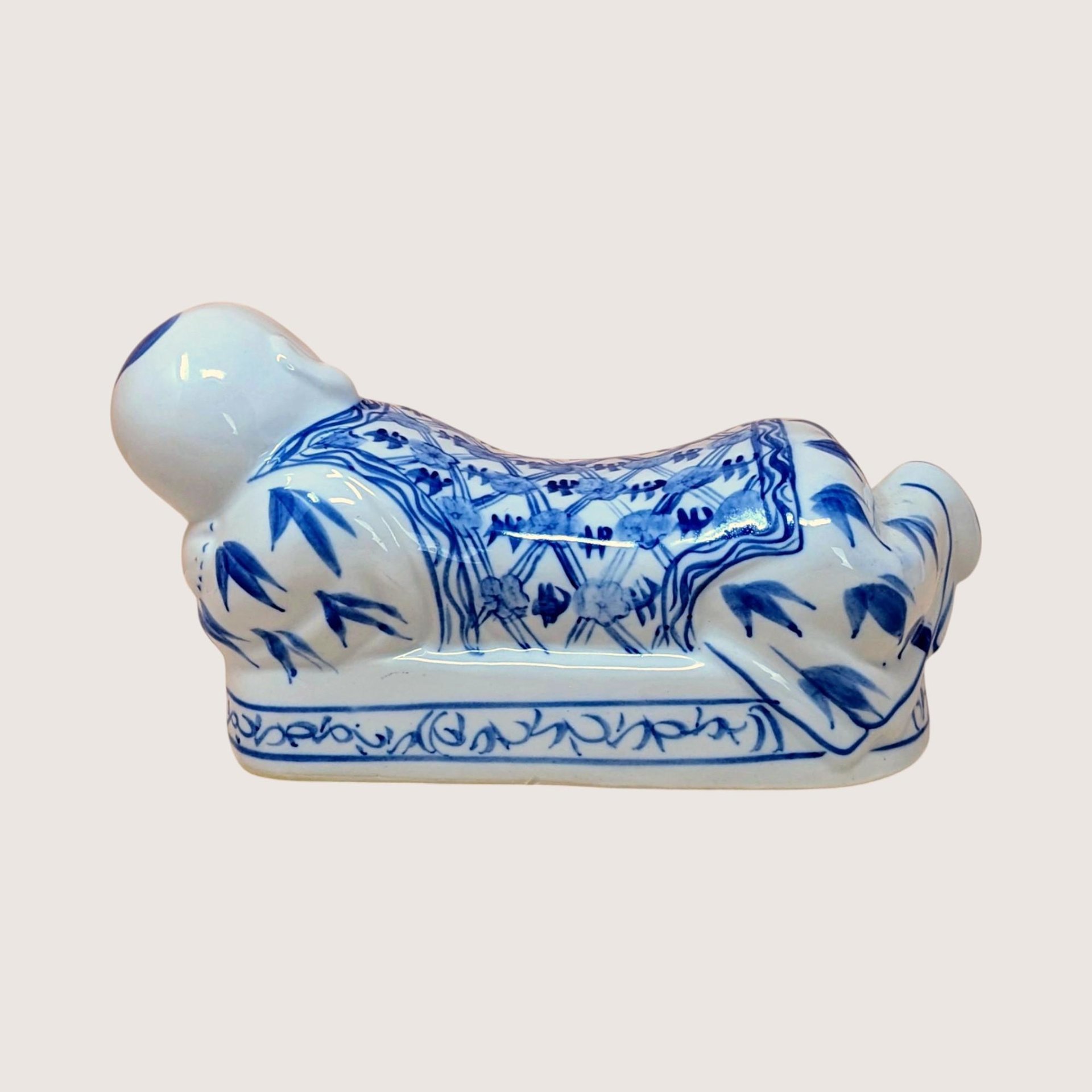 Vintage Chinese Porcelain Opium Pillow
