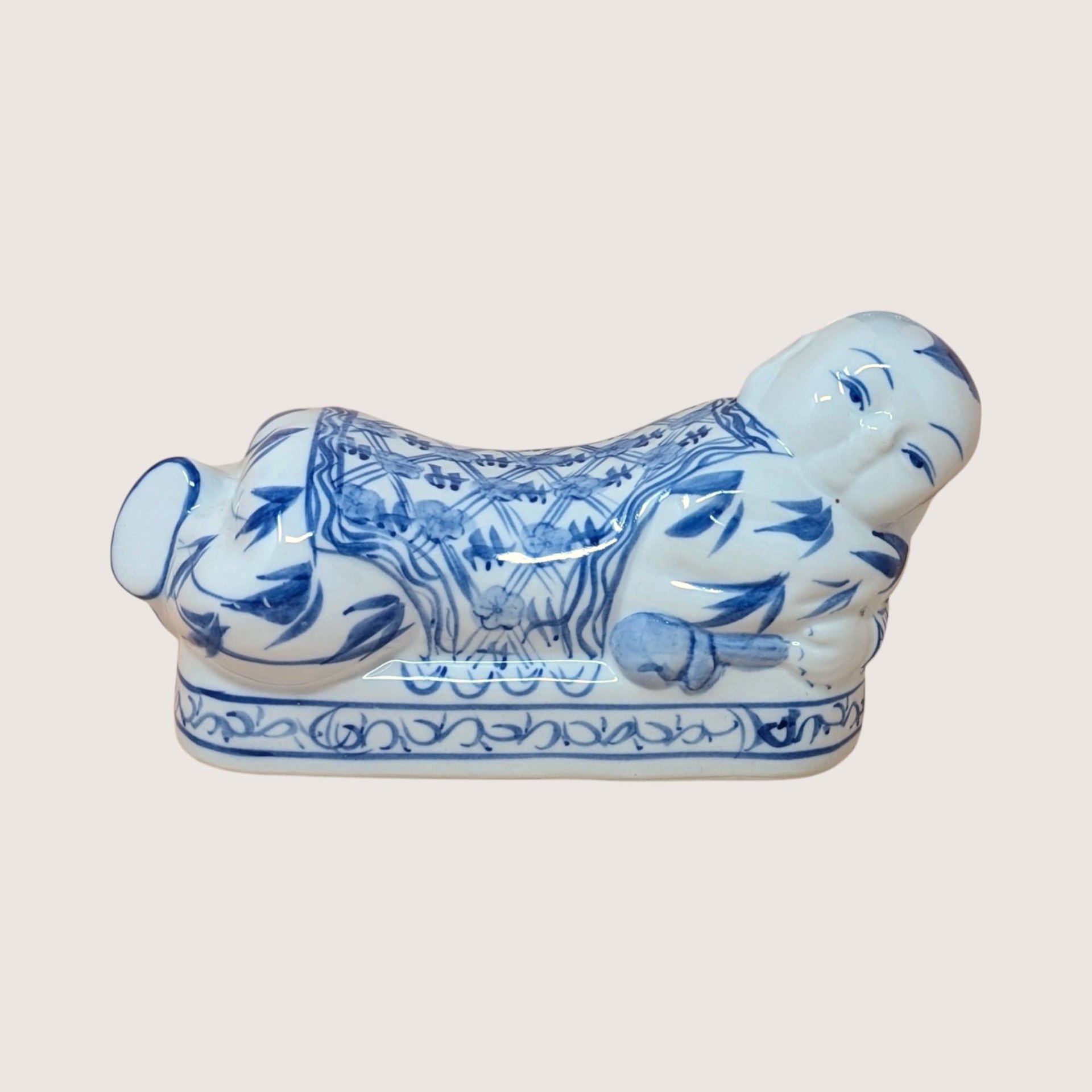 Vintage Chinese Porcelain Opium Pillow