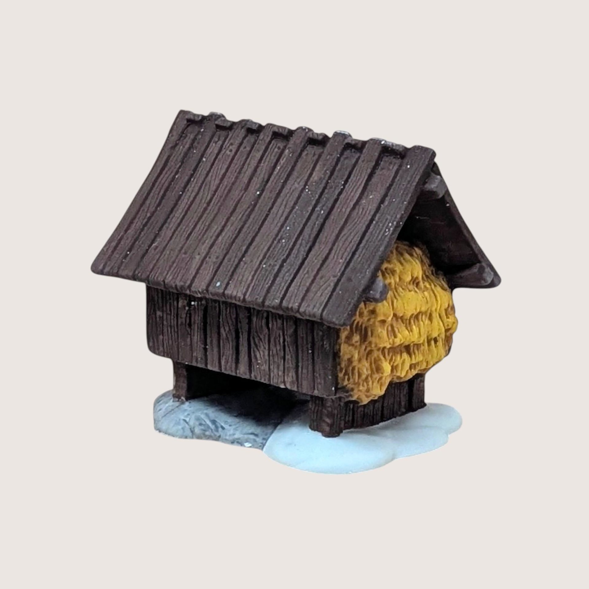 Vintage Dept 56 Silo and Hayshed Village Set
