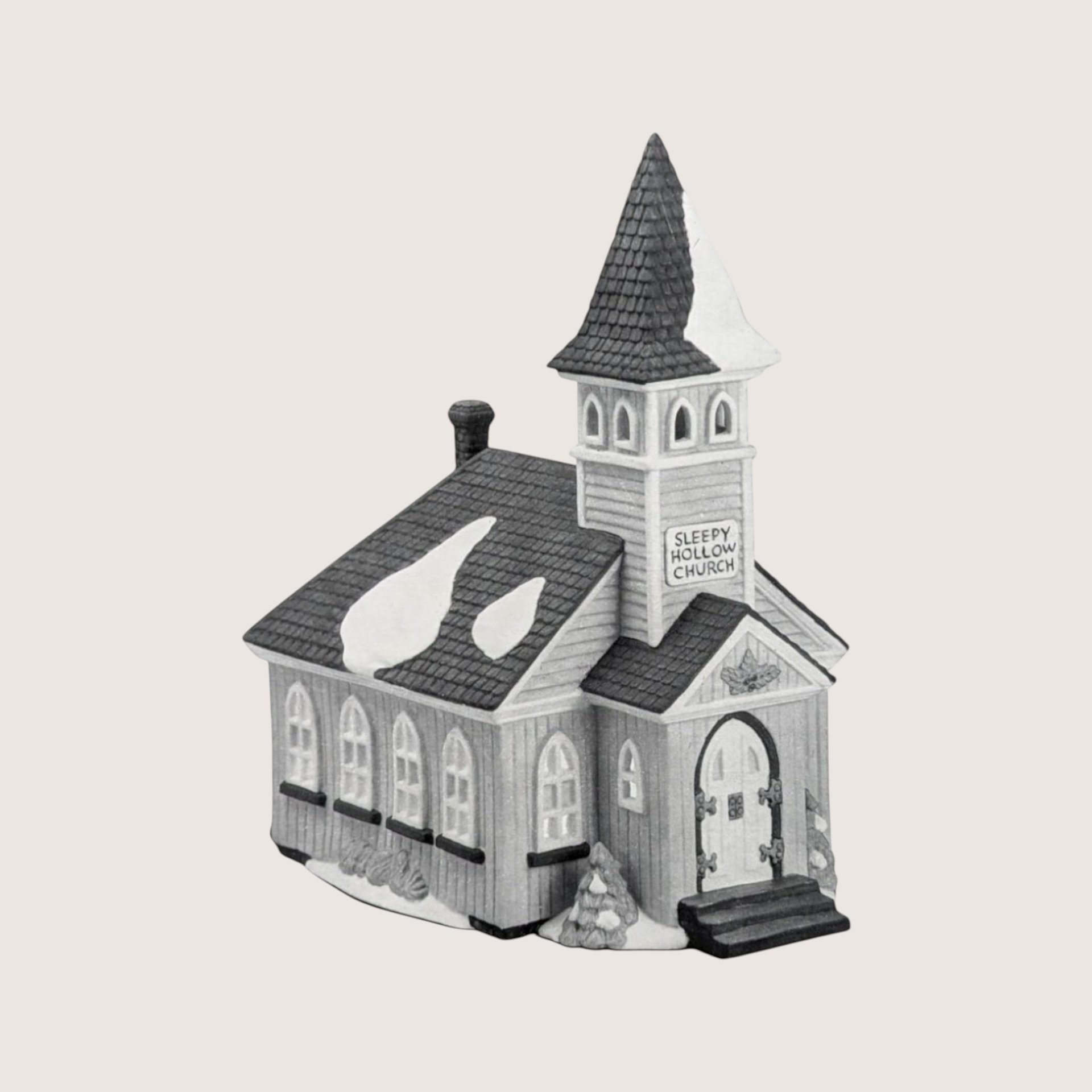 1990s Dept 56 Porcelain Sleepy Hollow Church New England Holiday Village
