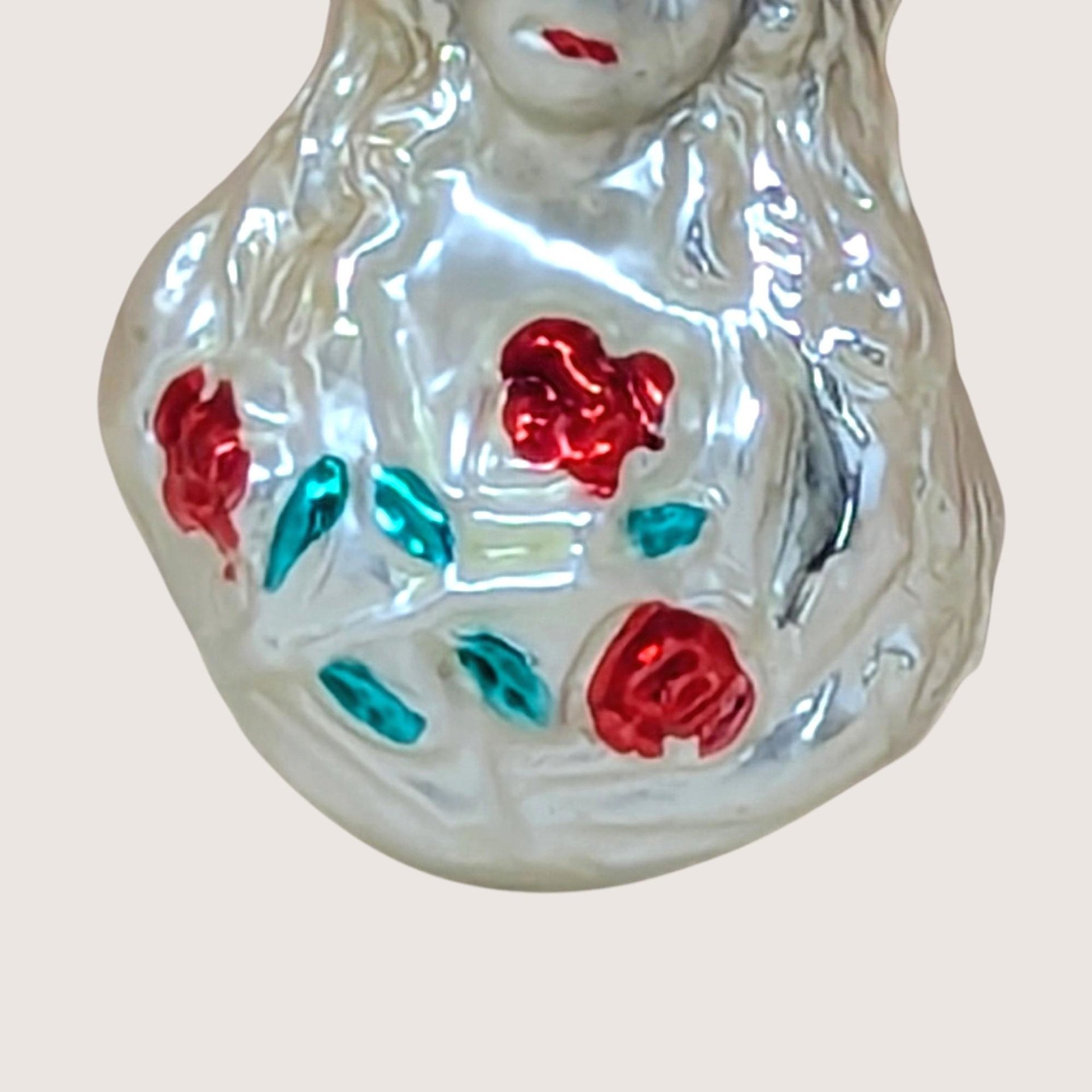 1982 Girl with Roses Inge-Glas Ornament