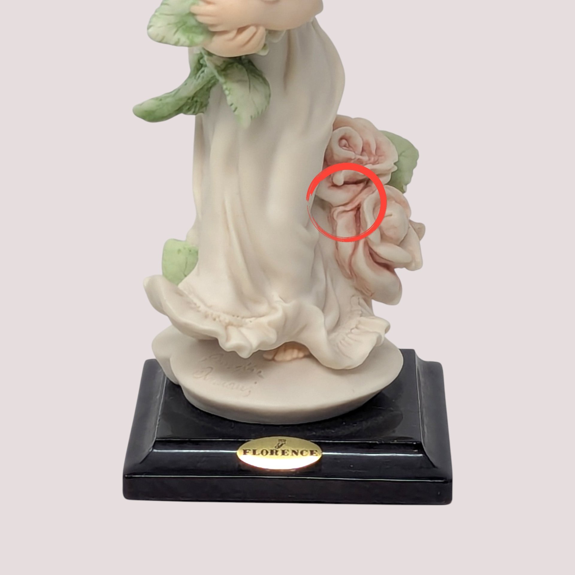 Vintage Giuseppe Armani Rosette Mother's Day Figurine