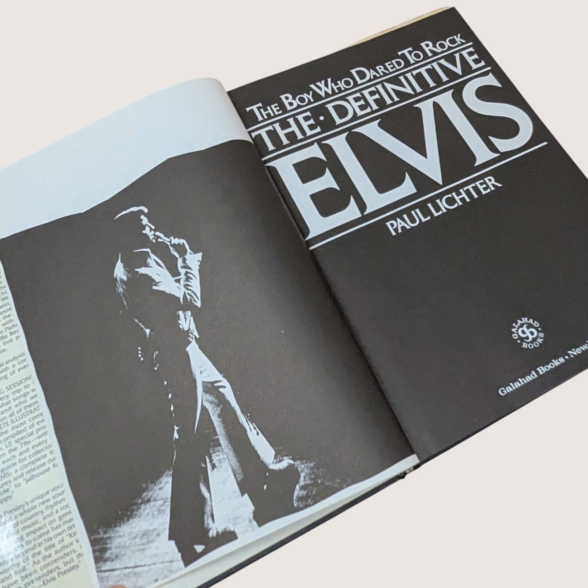1982 Elvis The Boy Who Dared To Rock by Paul Lichter 