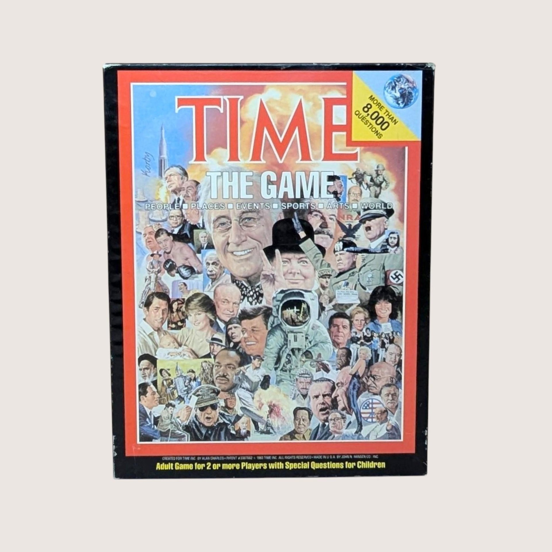 1983 Time The Game Trivia Board Game