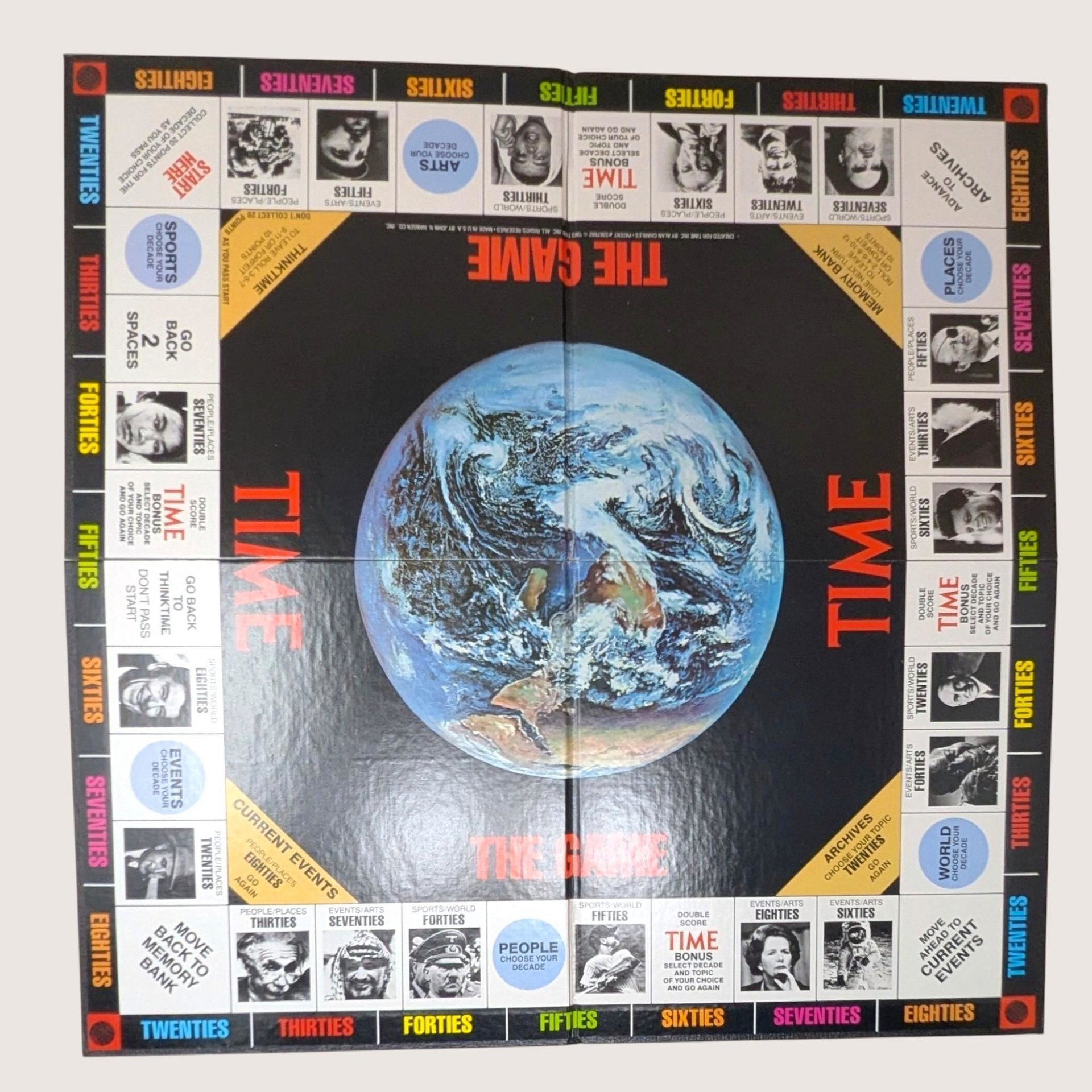 1983 Time The Game Trivia Board Game
