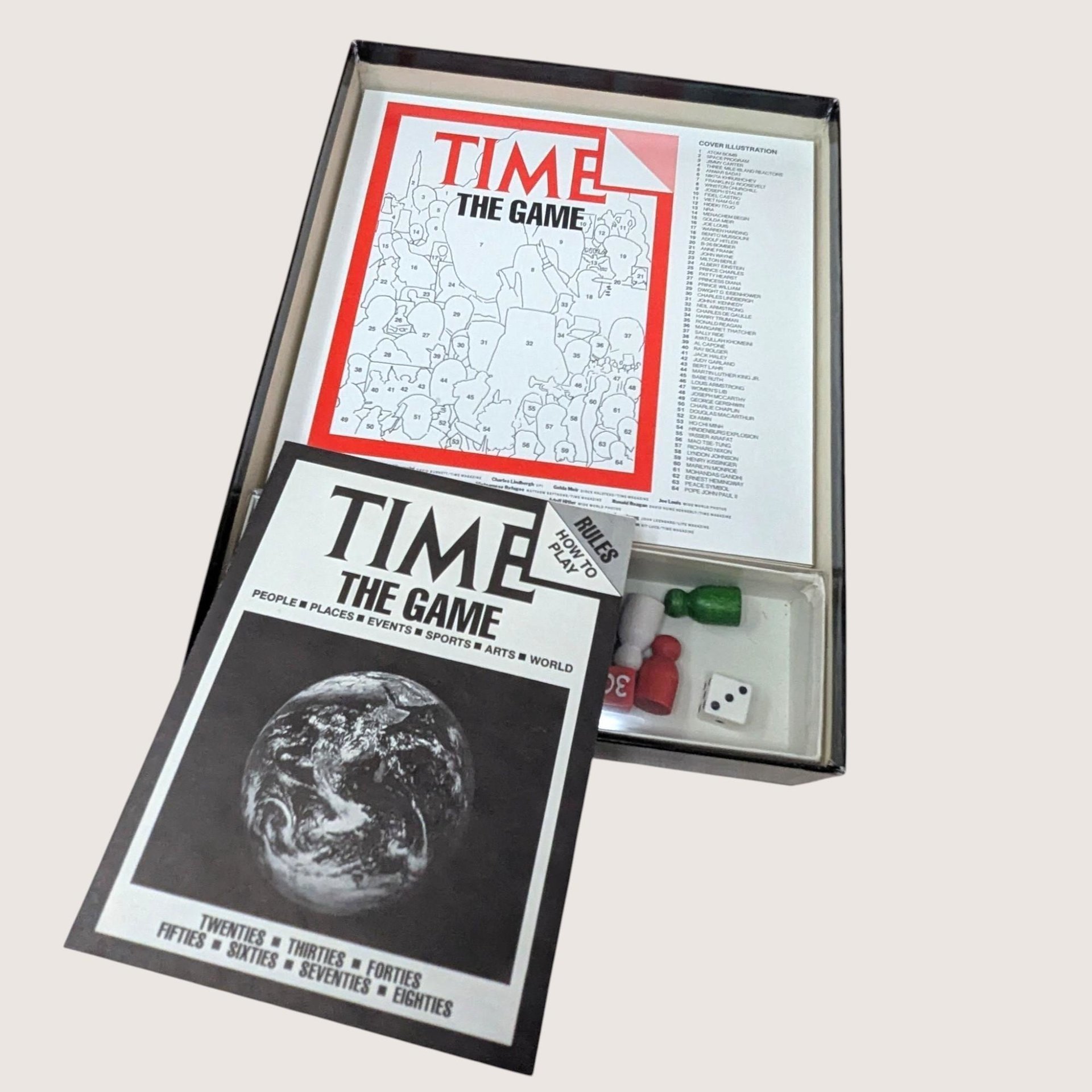 1983 Time The Game Trivia Board Game