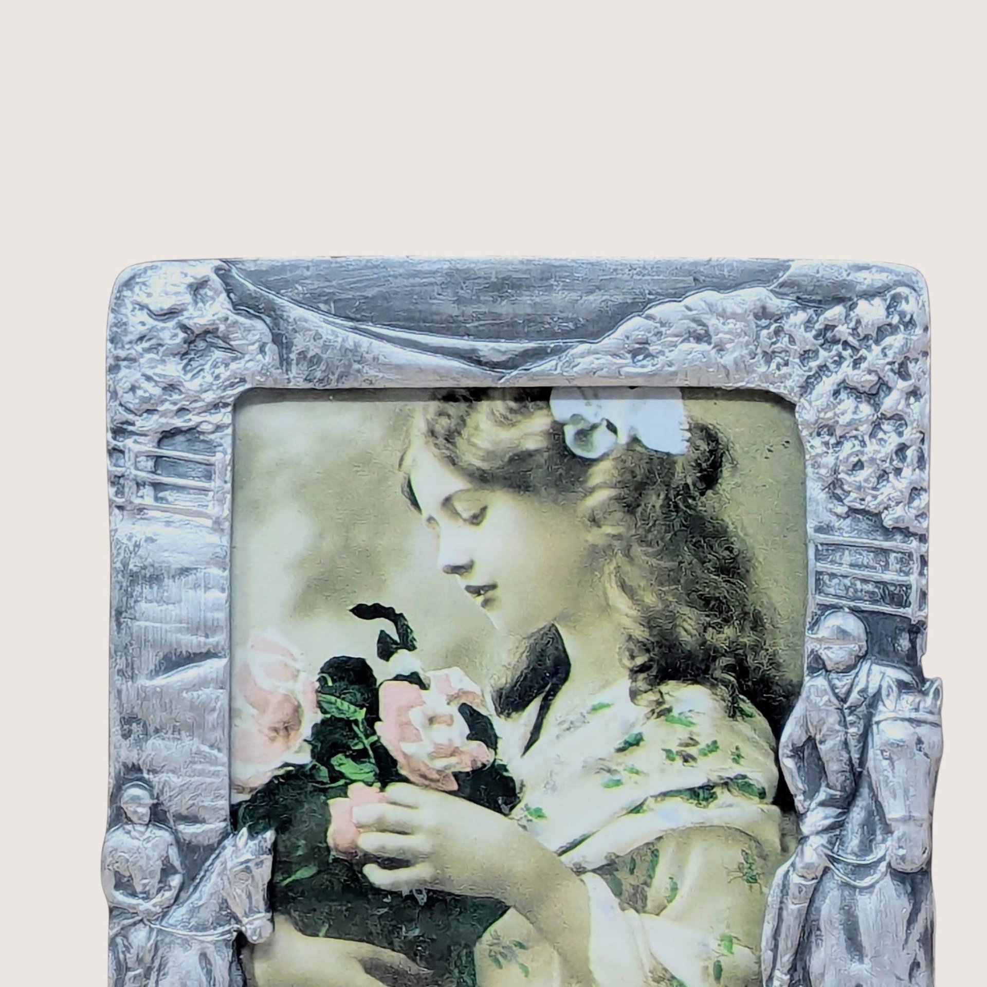Vintage Fox Hunt Equestrian Photo Frame