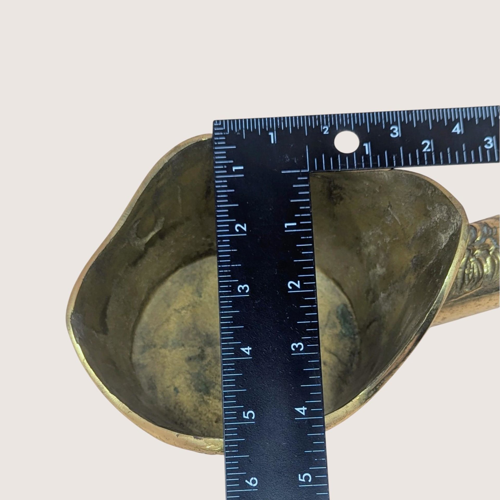 1950 Chinese Brass Silk Iron