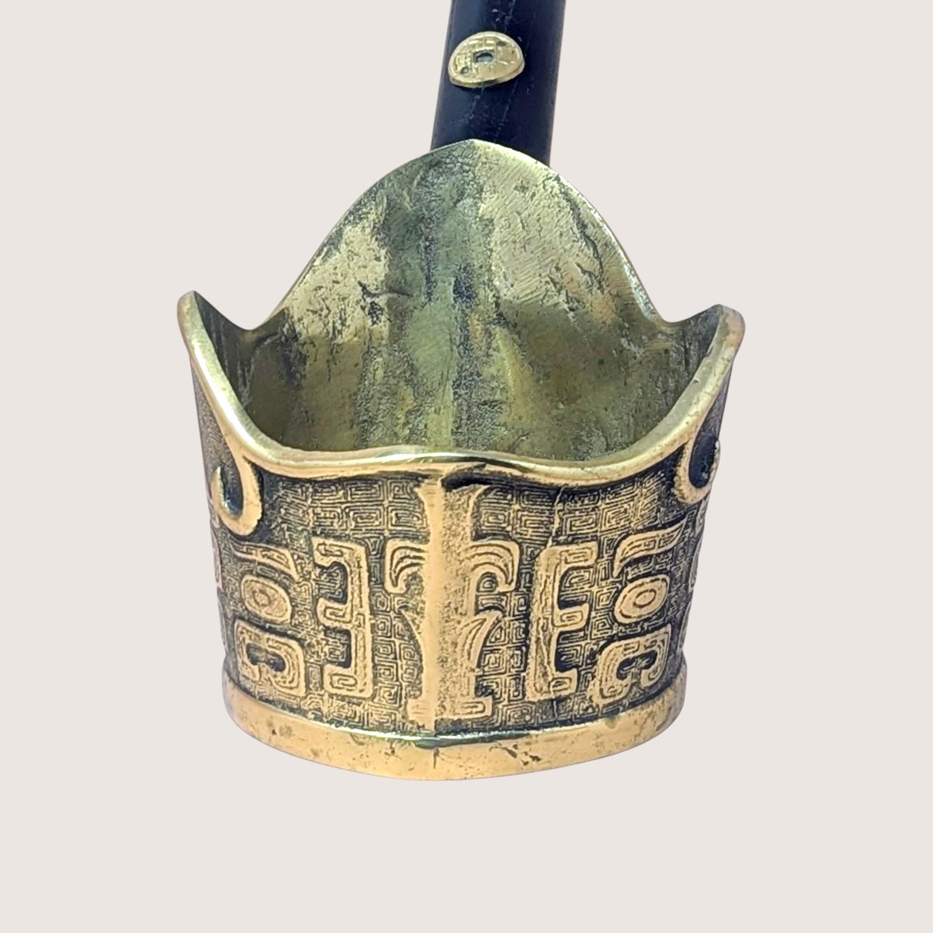 1950 Chinese Brass Silk Iron