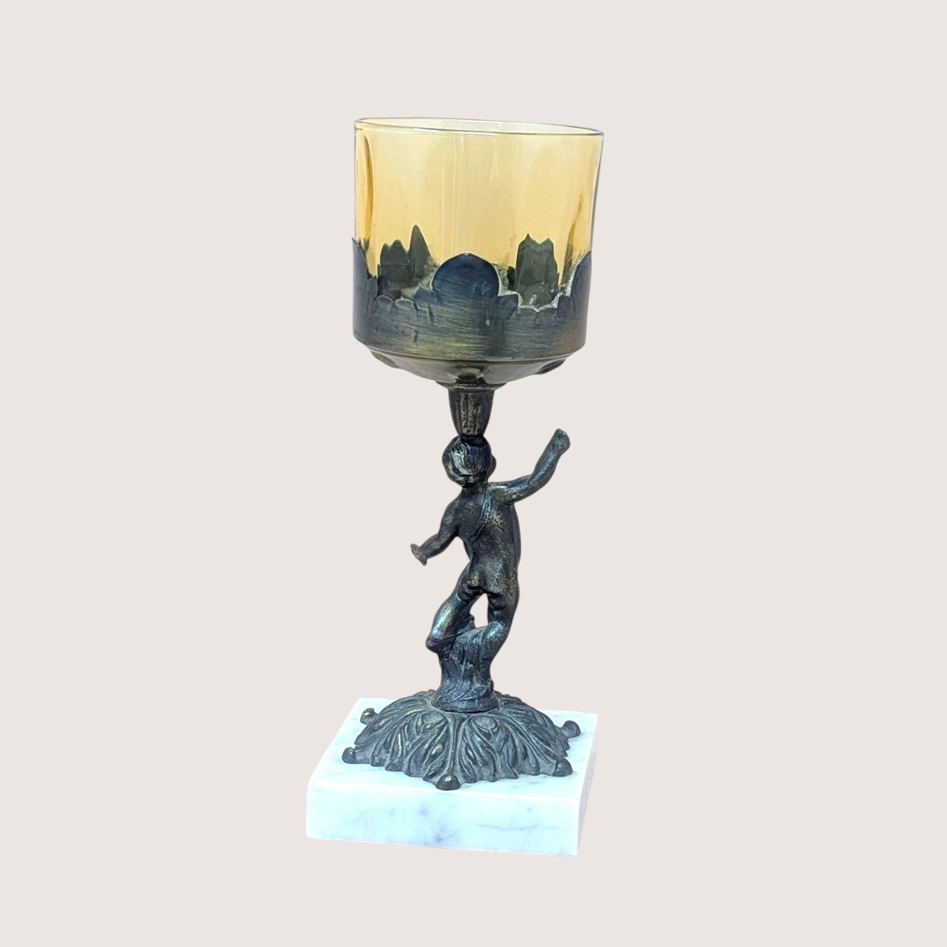 1960 Cherub Candle Holder
