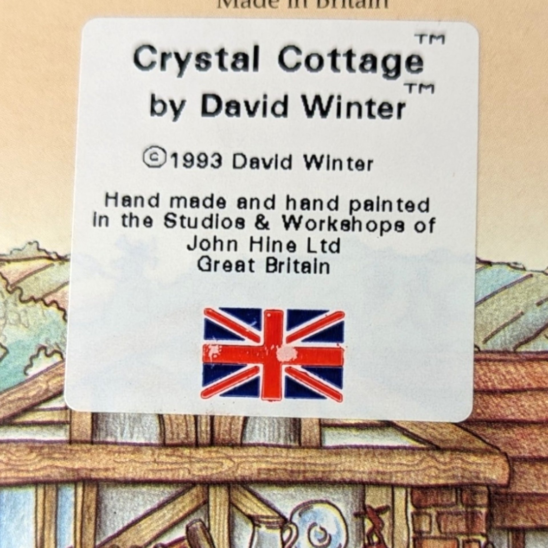 1993 David Winter Cottages - "Crystal Cottage" (Signed Edition)