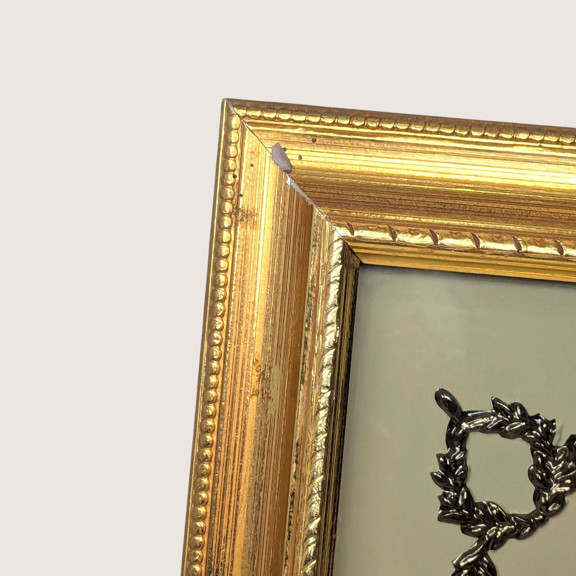 1950s Turner Framed Head of Christ Portrait Print
