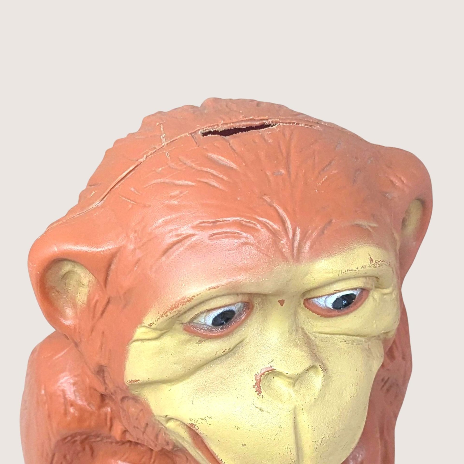 1980 Wing Inc Plastic Monkey Bank 