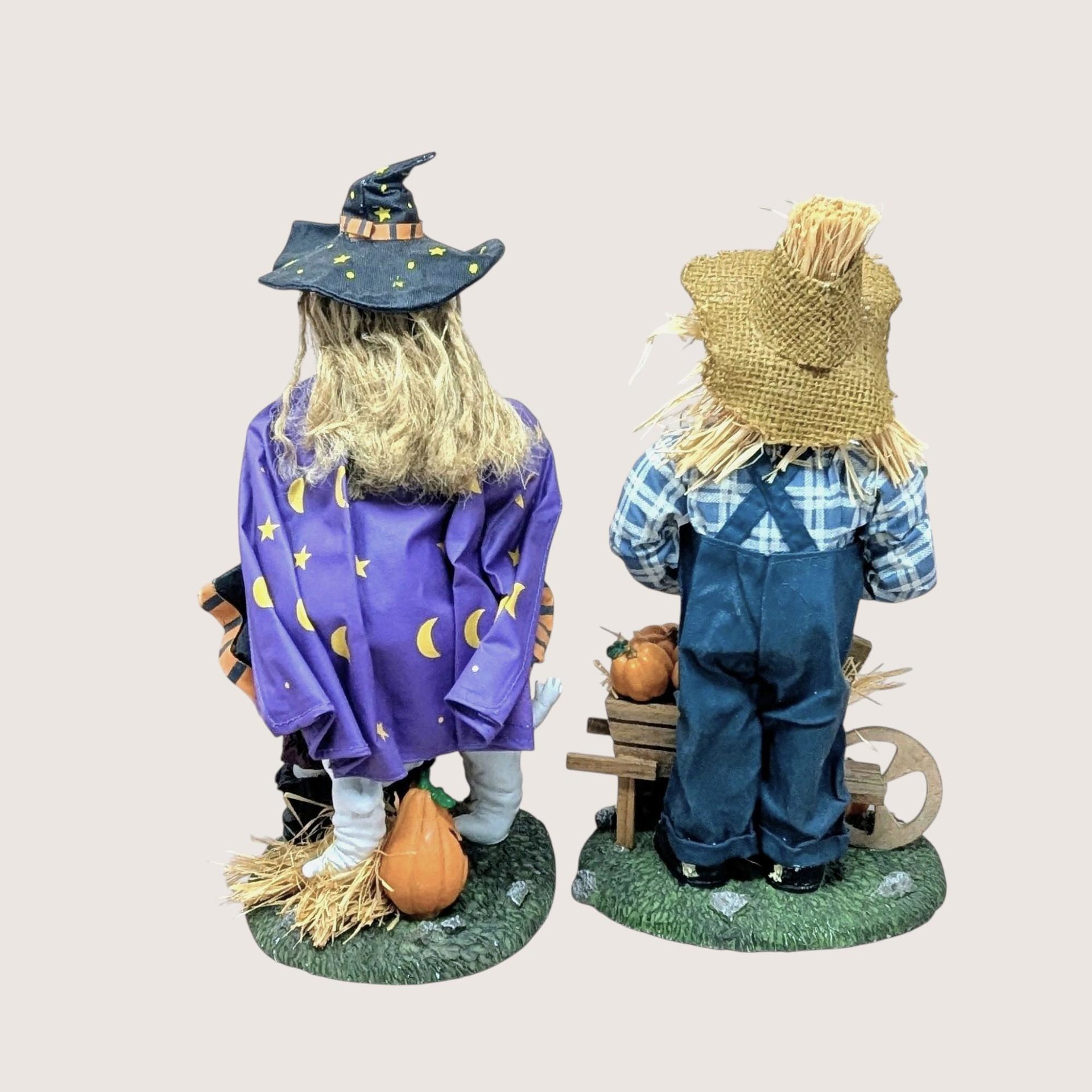 1996 Fabric Mache Halloween Pair