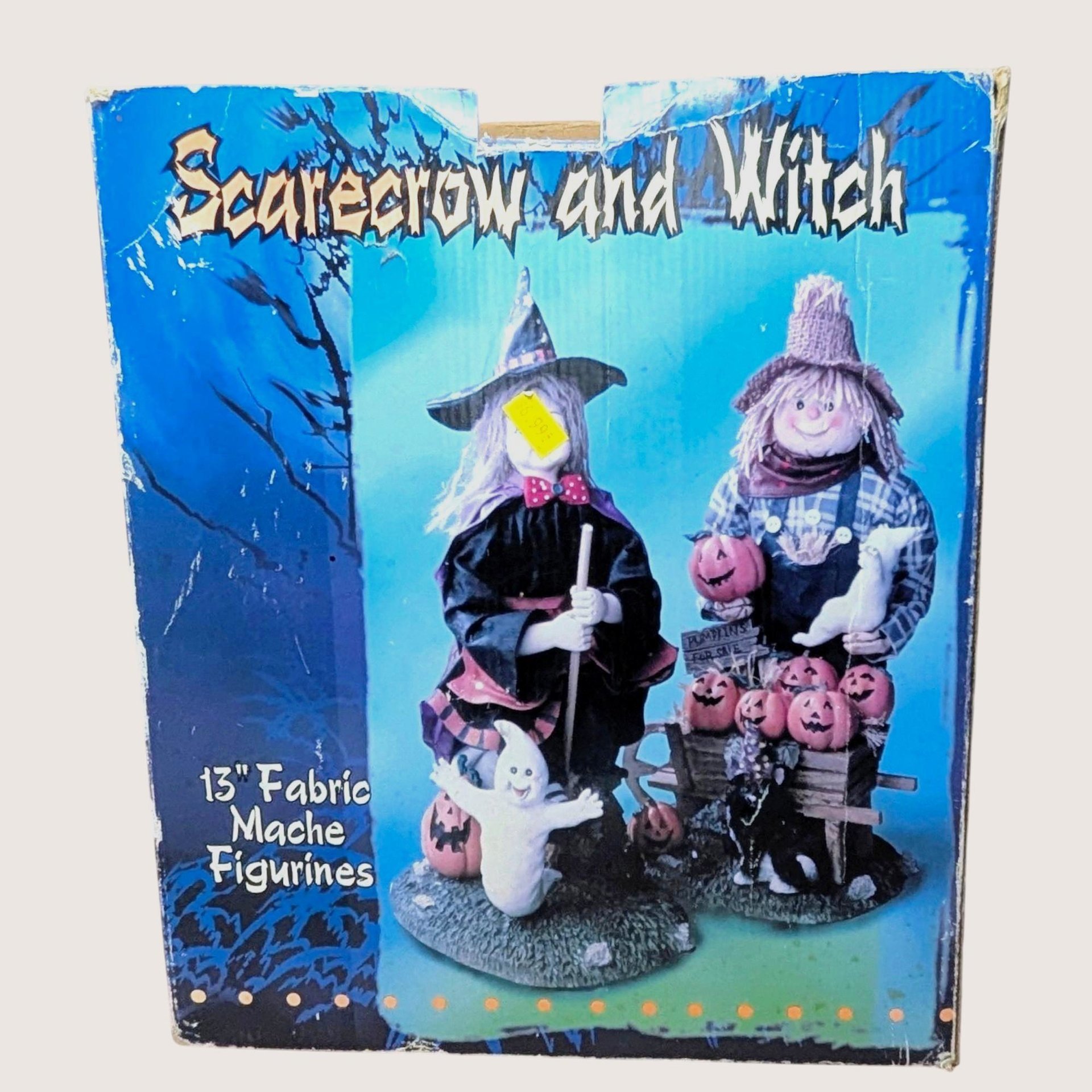 1996 Fabric Mache Halloween Pair
