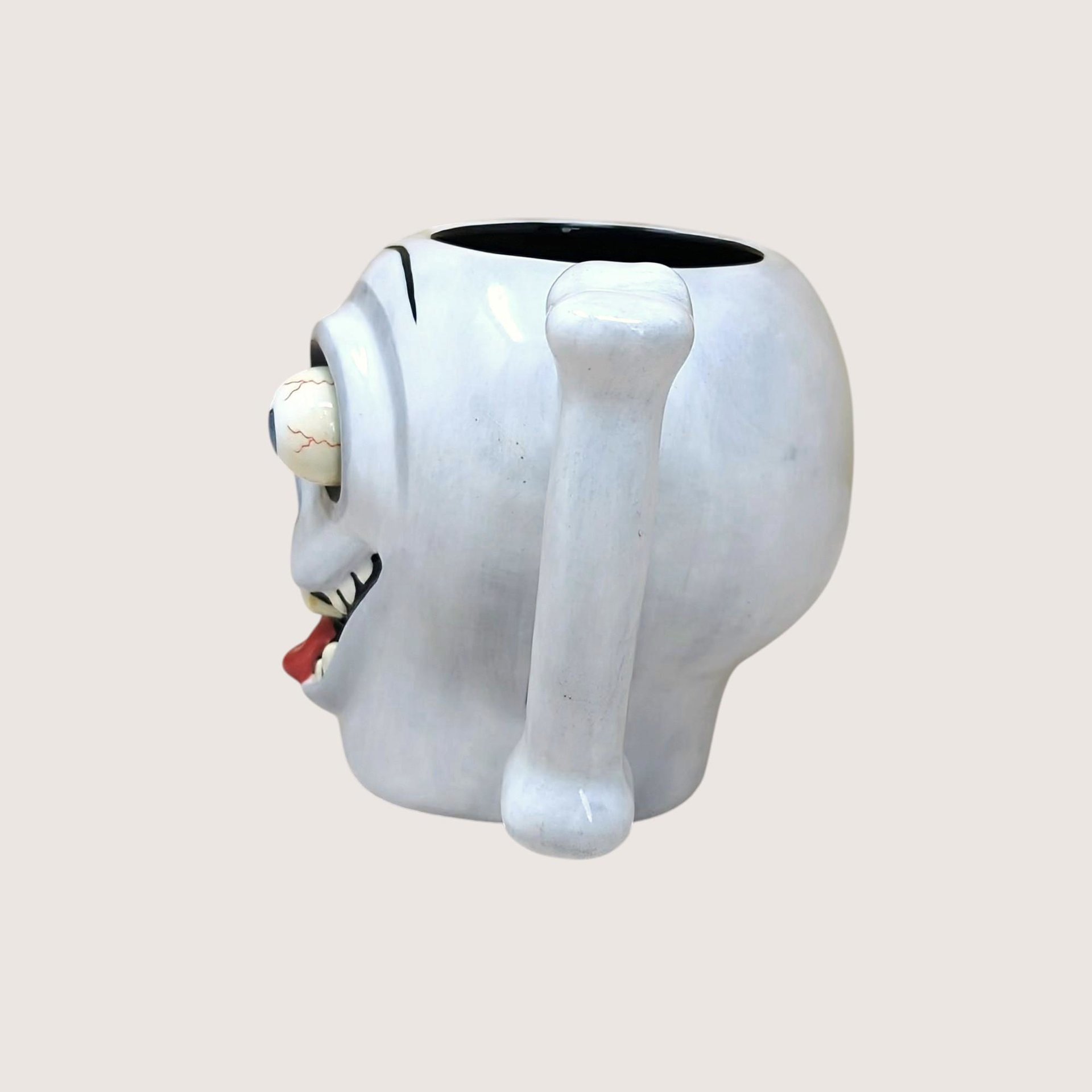 2002 Dept 56 Google Eye Skull Mug