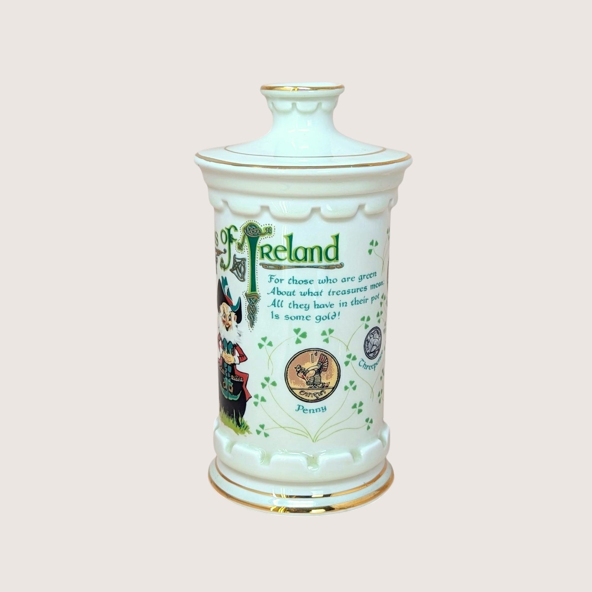 1979 Old Commonwealth Coins of Ireland Empty Decanter