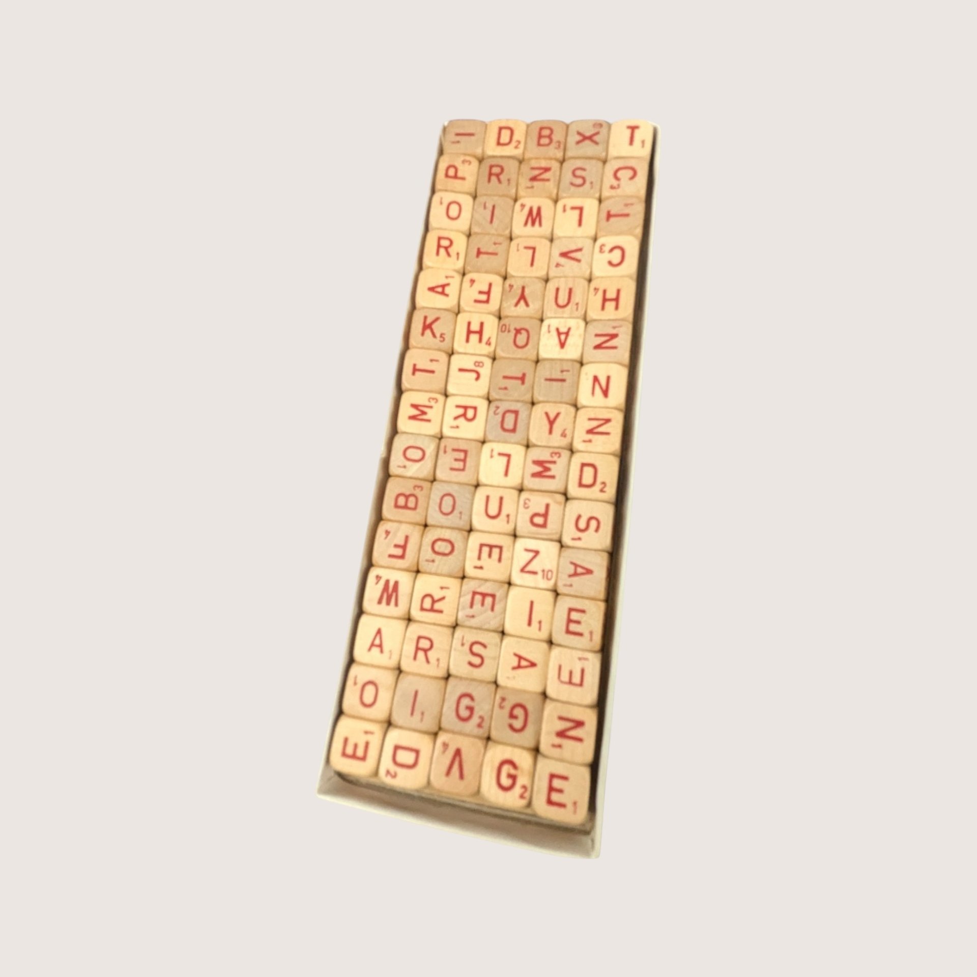1966 Selchow Righter Scrabble RSVP Three Dimensional Crossword Game 