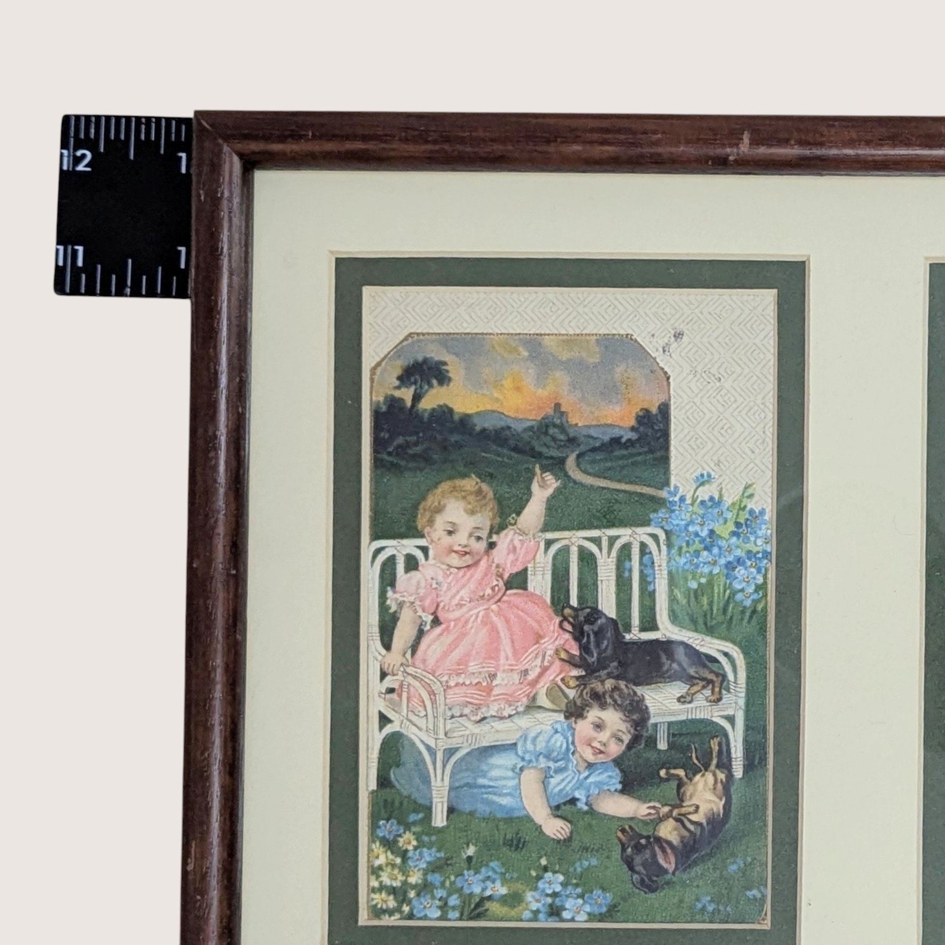 Sasparella Advertising Cards Framed Art Set of 2