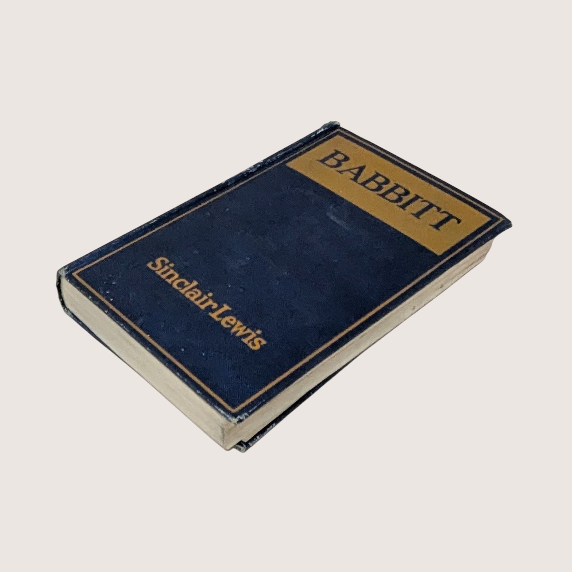 1922 Babbitt Sinclair Lewis Hardcover Book
