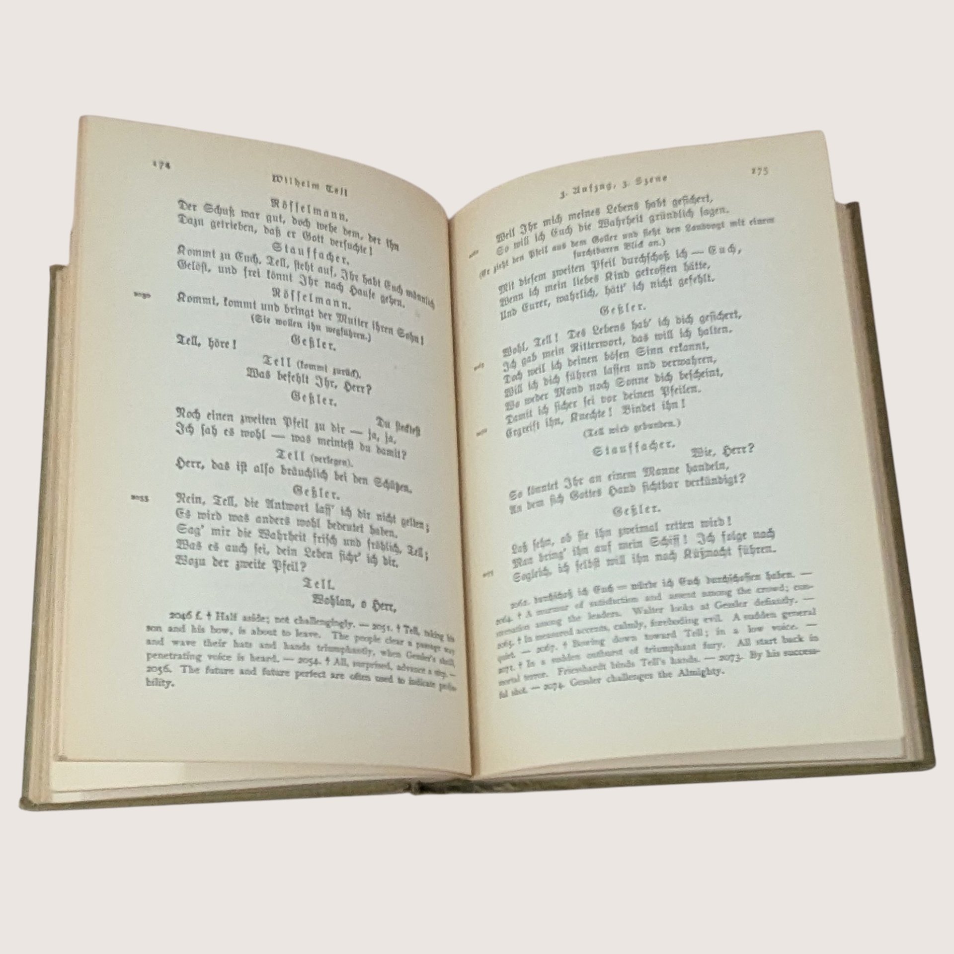 1905 Wilhelm Tell Friedrich Schiller Hardcover Book