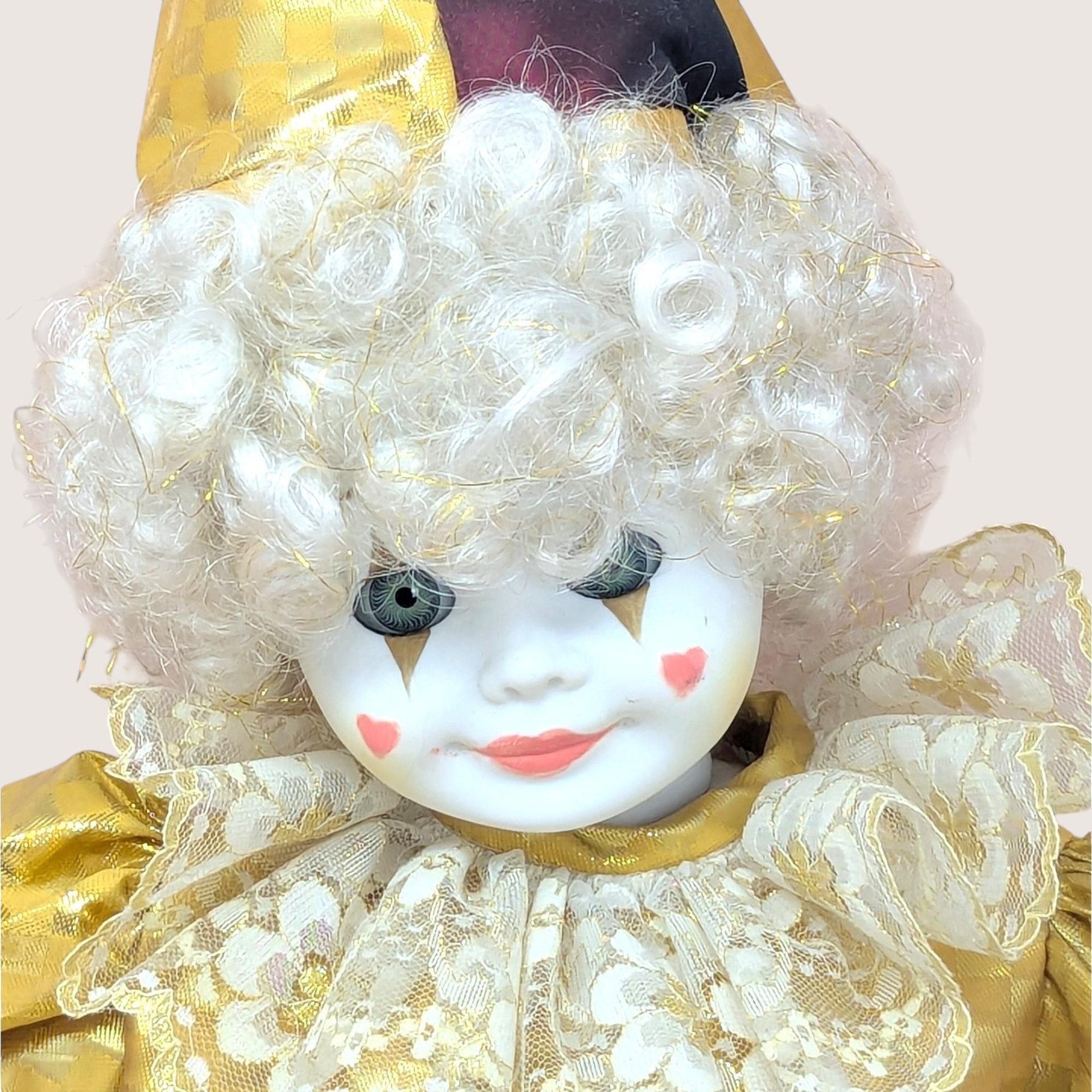 Vintage Goebel Betty Jane Carter Gold Dust Musical Porcelain Doll 
