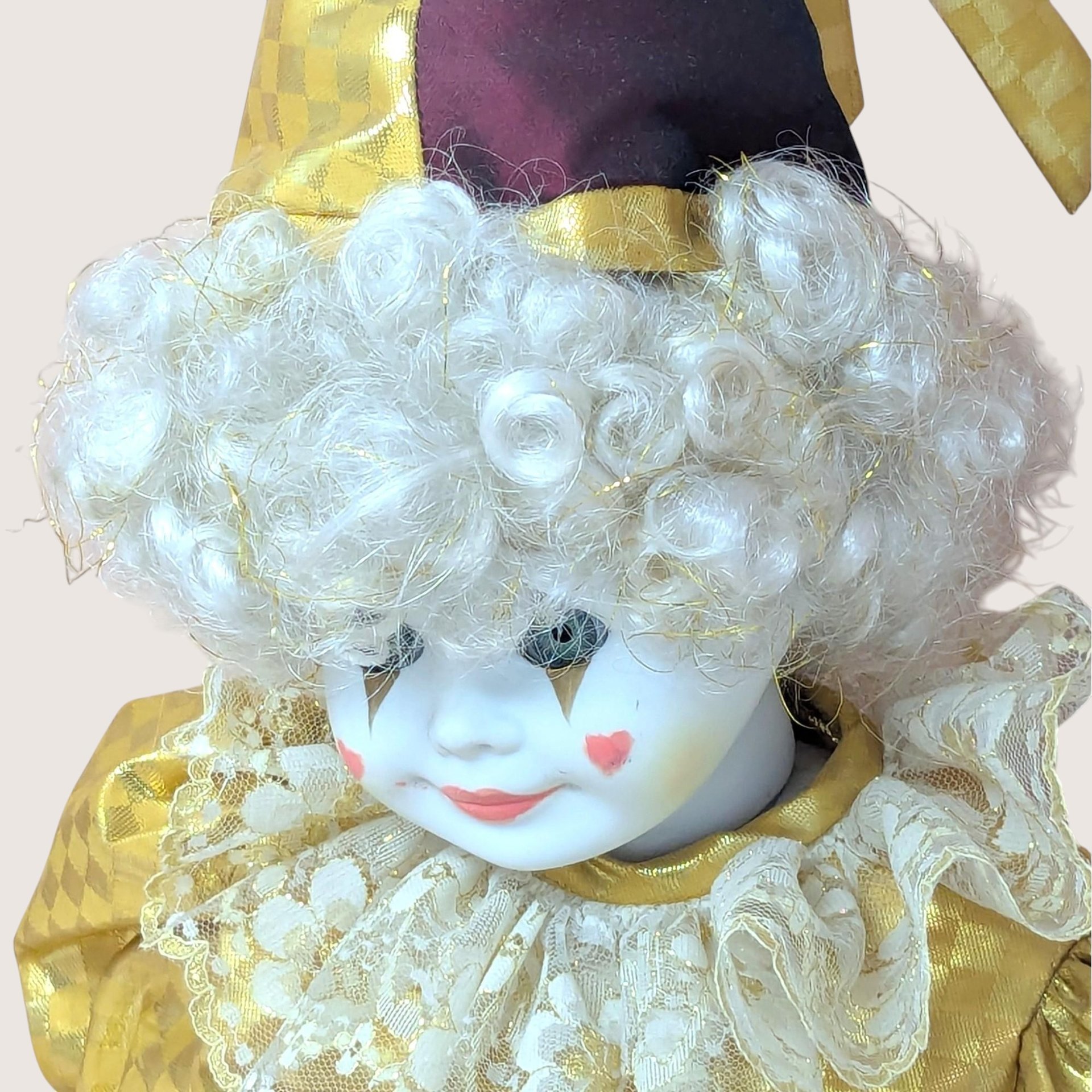 Vintage Goebel Betty Jane Carter Gold Dust Musical Porcelain Doll 