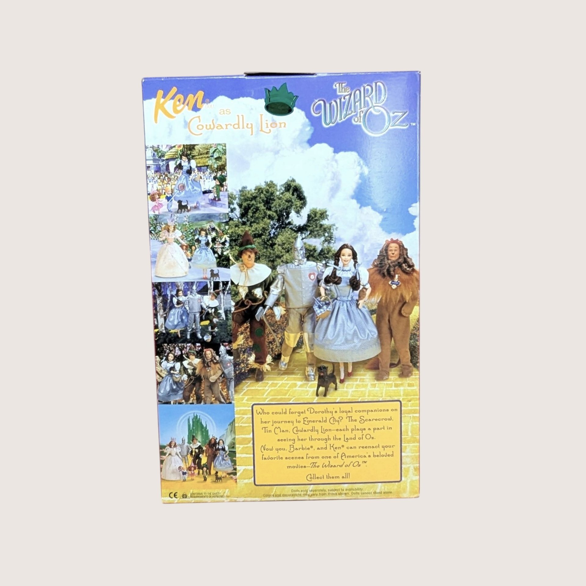 1999 Ken as Cowardly Lion Wizard of Oz Collector Doll 