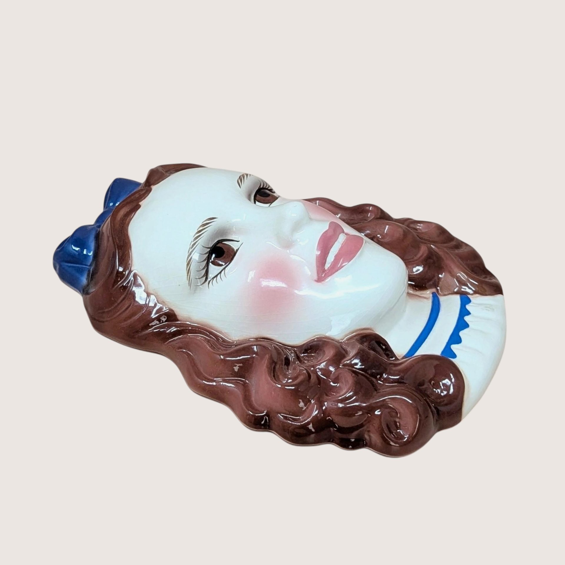 1995 Dorothy Clay Art Wizard of Oz Ceramic Wall Mask