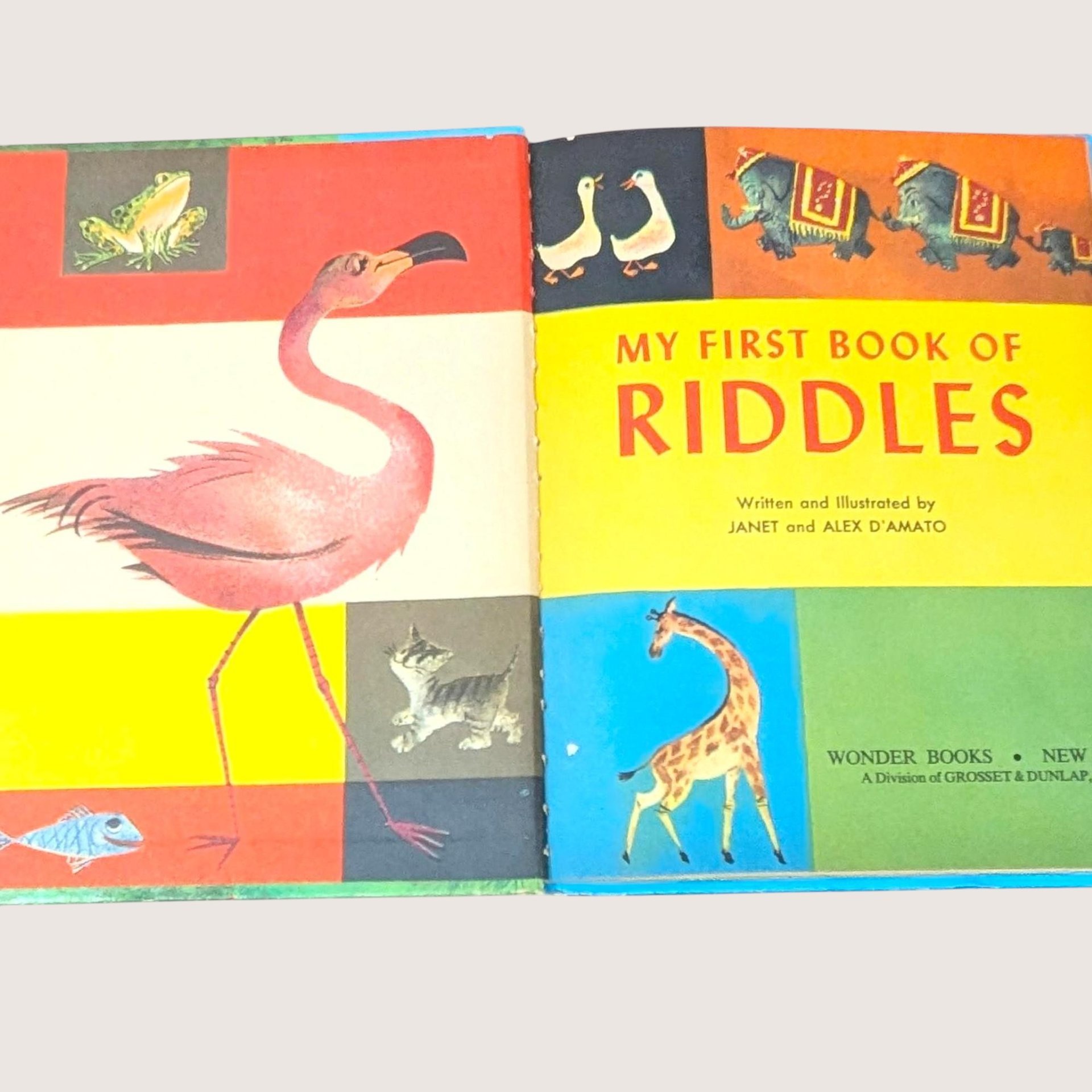 1960 My First Book of Riddles by Janet and Alex DAmato
