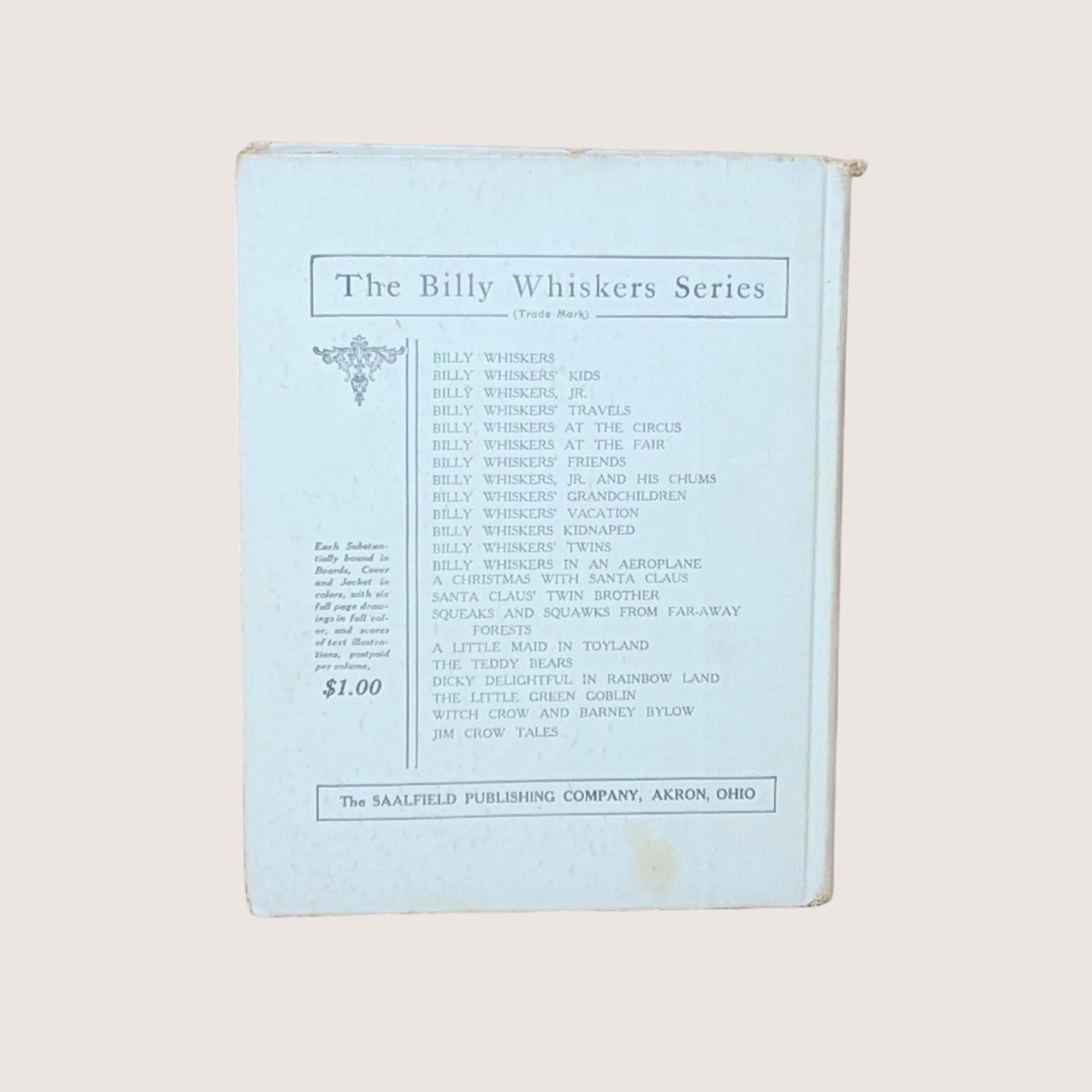 1914 Bed-Time Stories by Saalfield Publishing Company