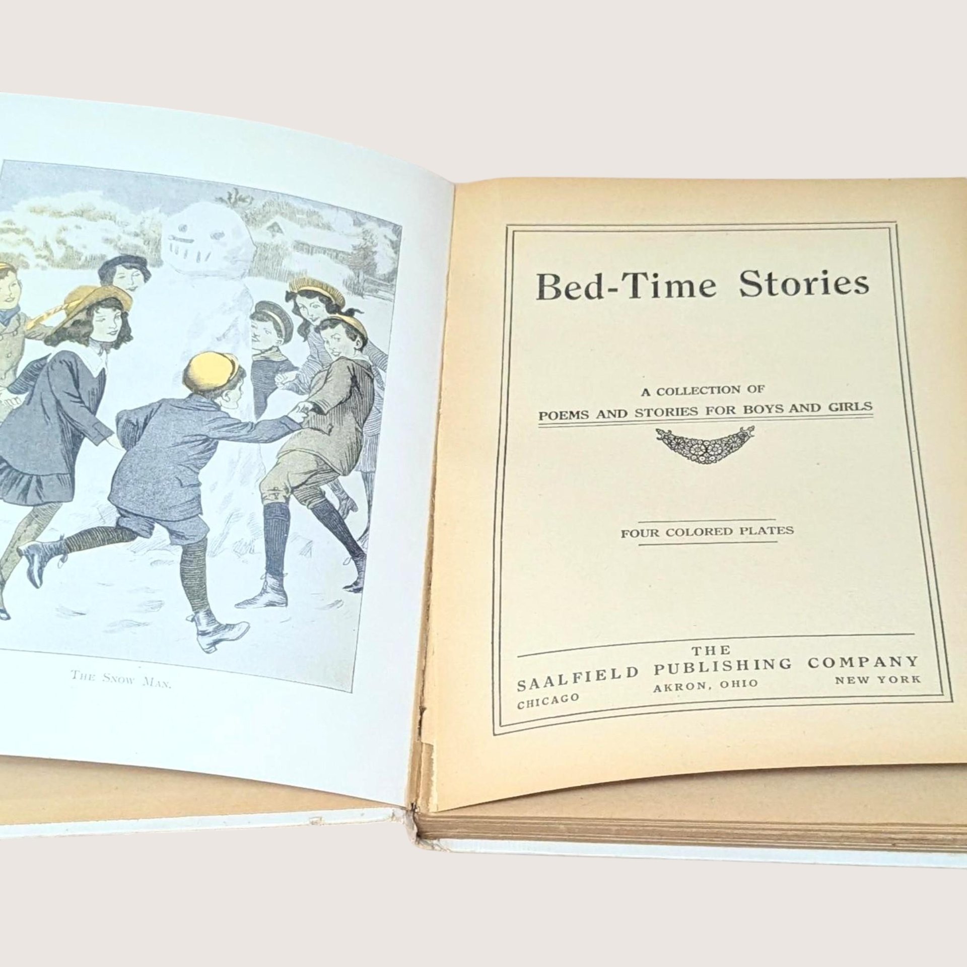 1914 Bed-Time Stories by Saalfield Publishing Company