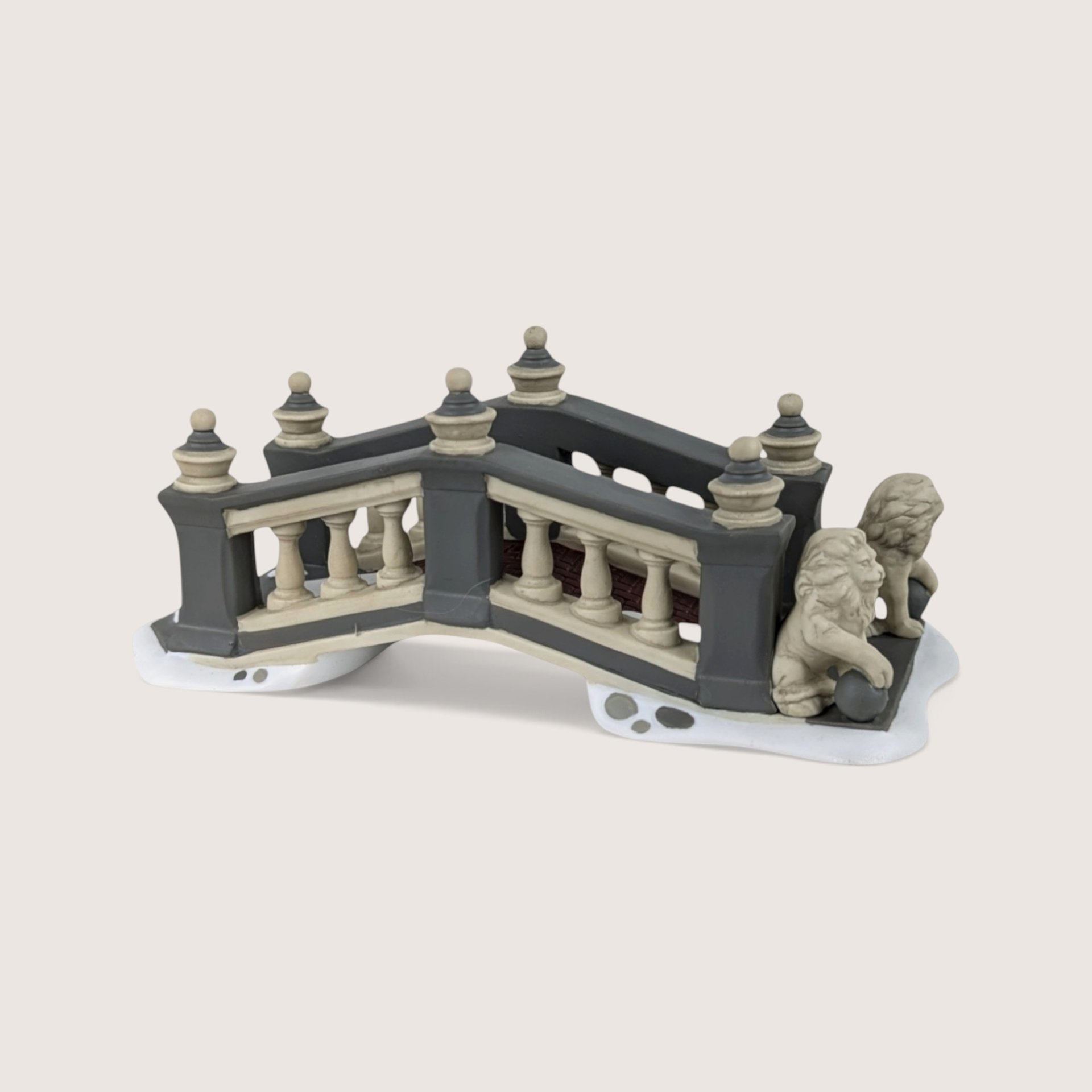 Vintage Department 56 Lionhead Bridge Heritage Village Pair