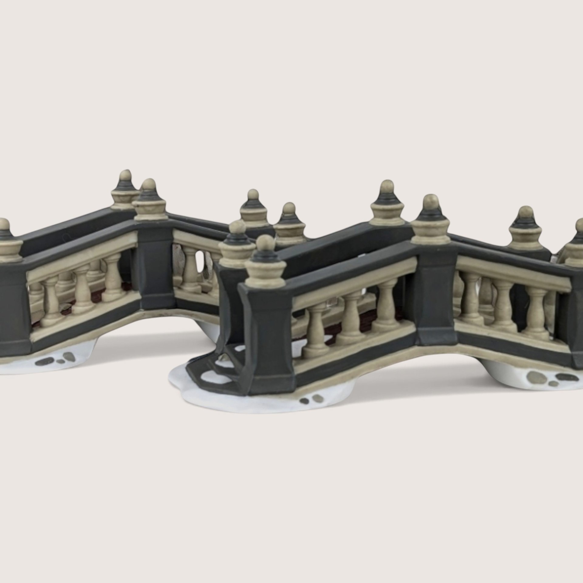 Vintage Department 56 Lionhead Bridge Heritage Village Pair