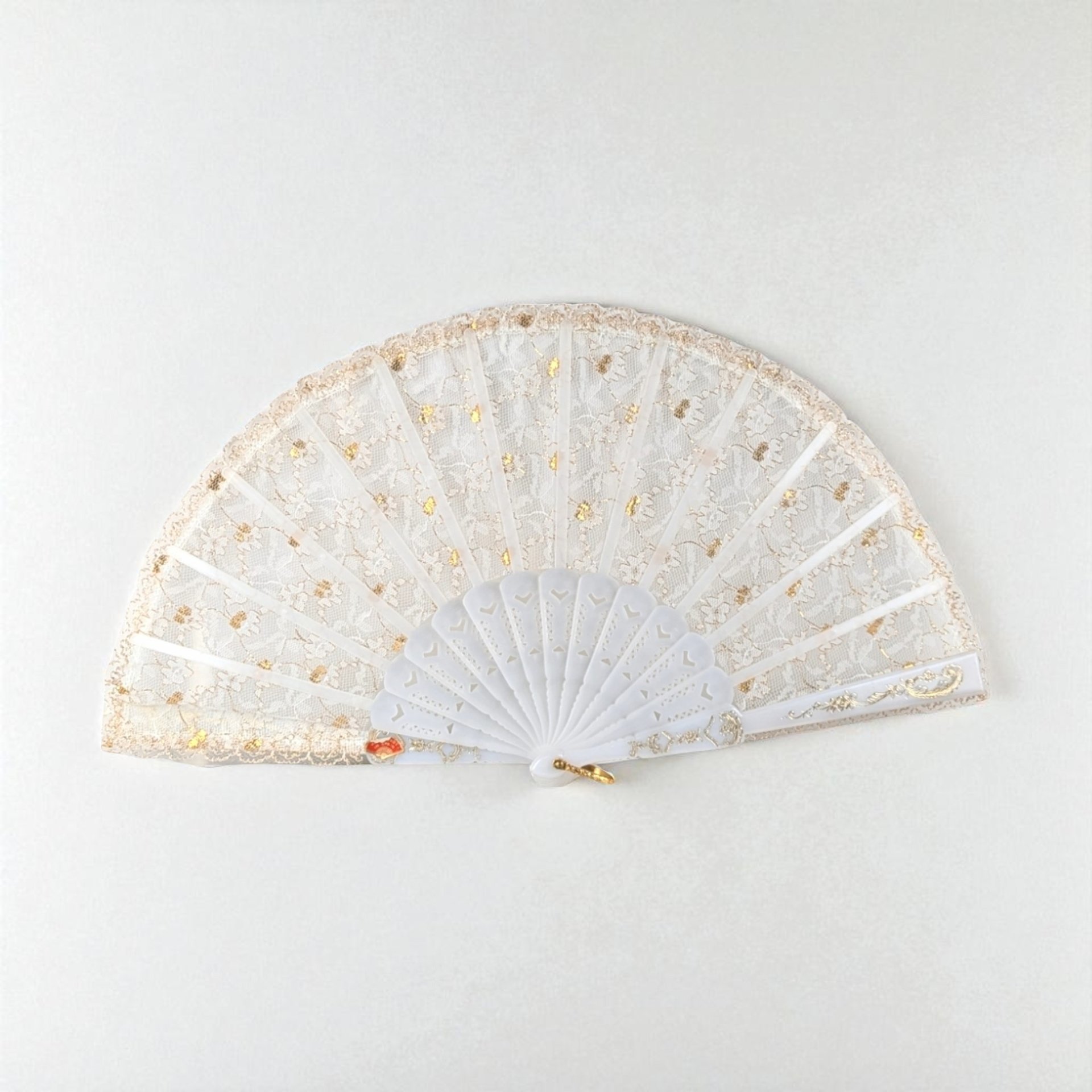 Vintage Lace Fan, Made in Japan, Elegant Hand Fan, Wedding Accessory, Bridal Gift, Dance Fan, Home Decor