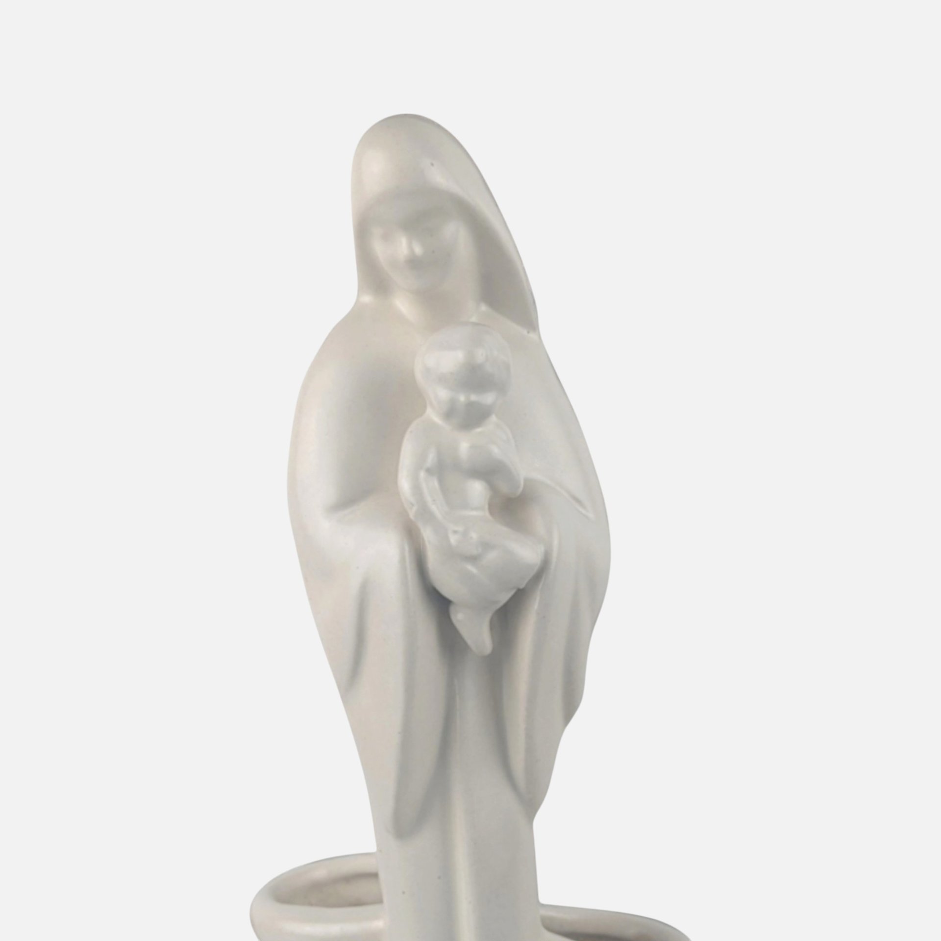 1950s Haeger Ceramic Mid Century Mary and Child Planter