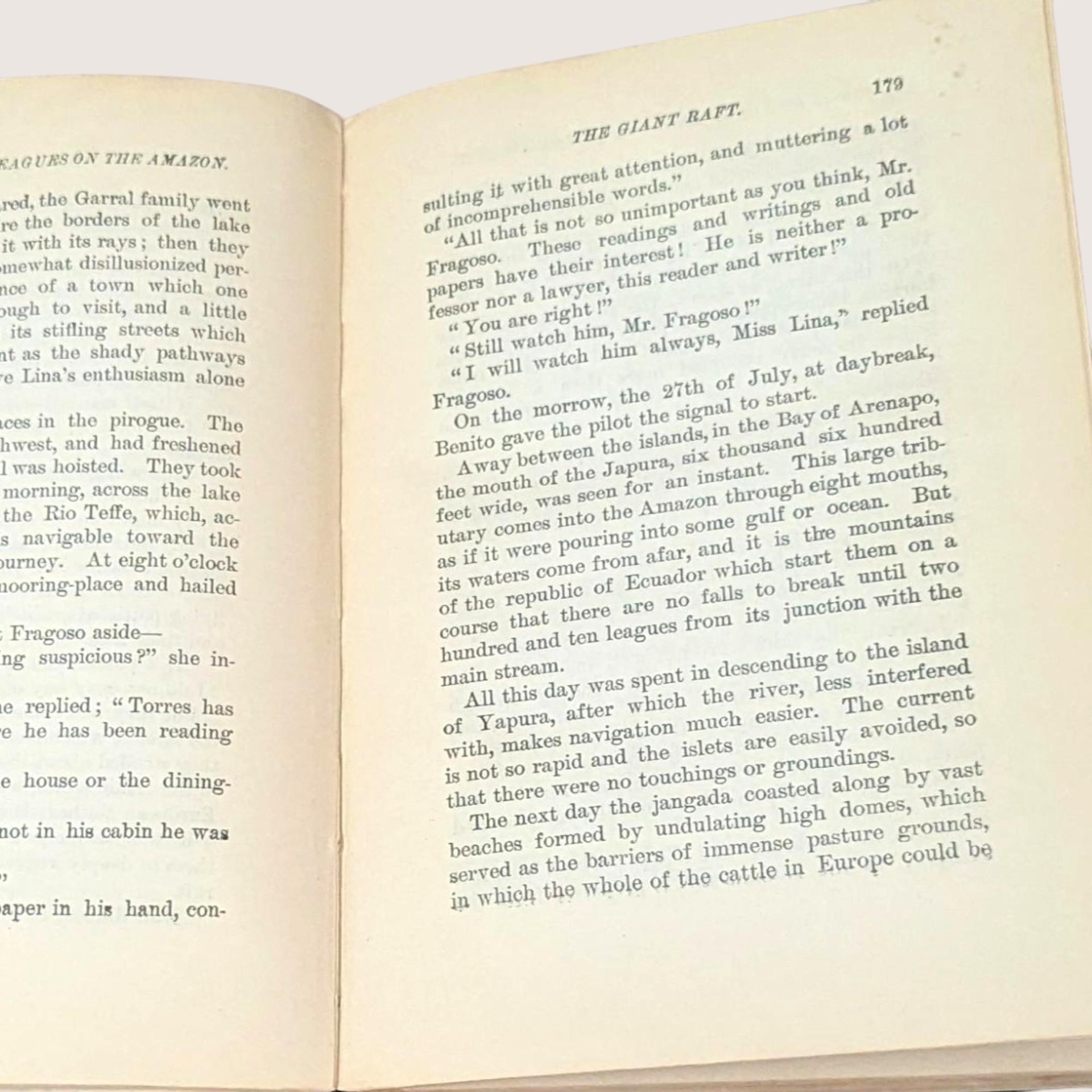 Antique Eight Hundred Leagues on the Amazon by Jules Verne