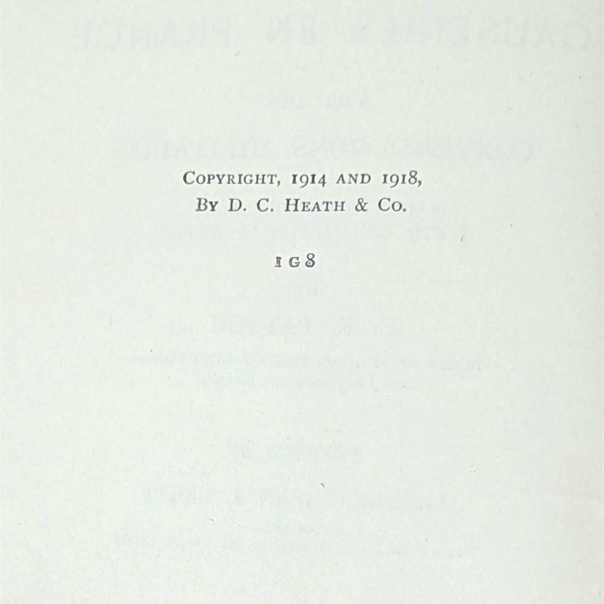 1918 Causeries en France by E.E. Pattou