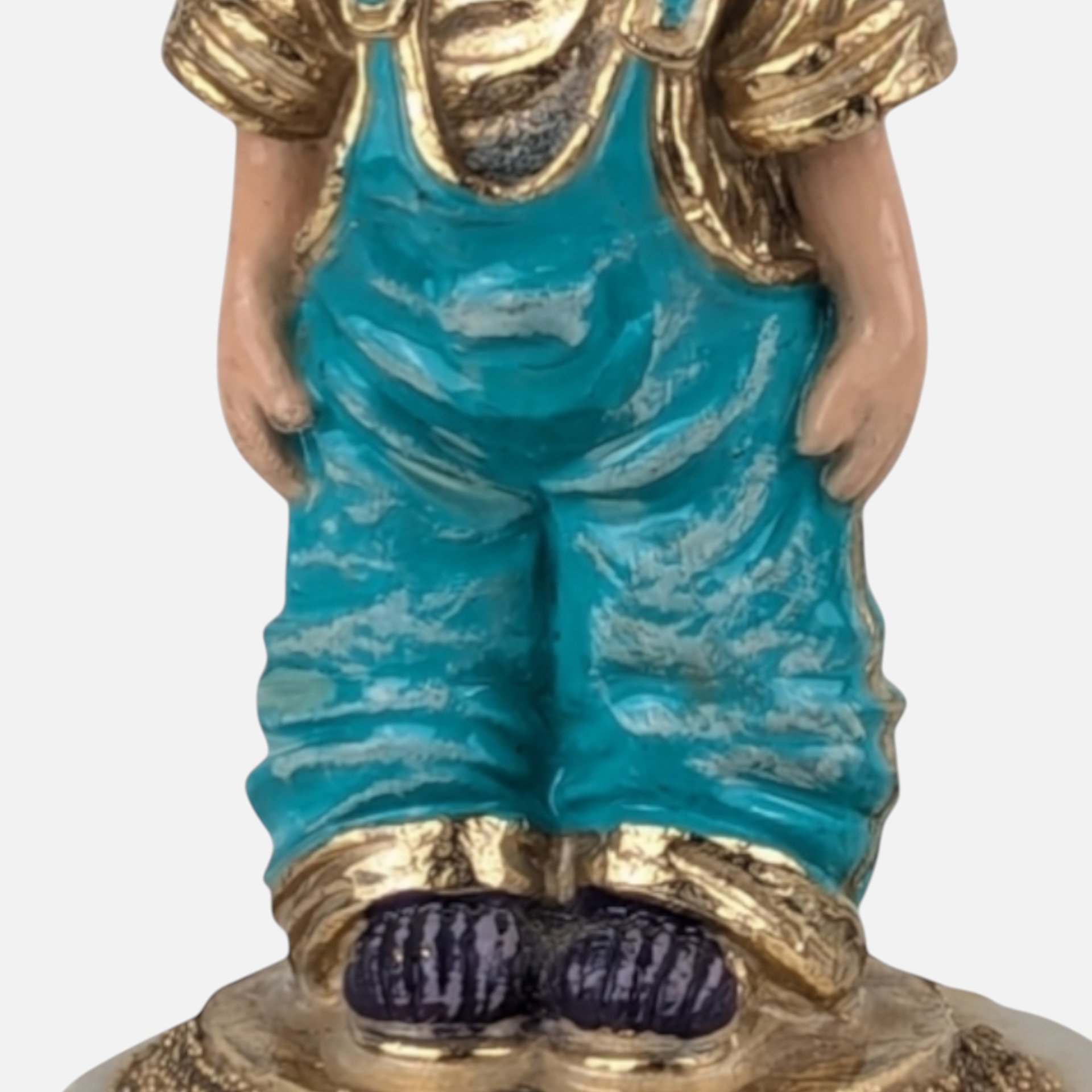2000 Ron Lee Rascal Clown Hand Painted Onyx Base Figurine