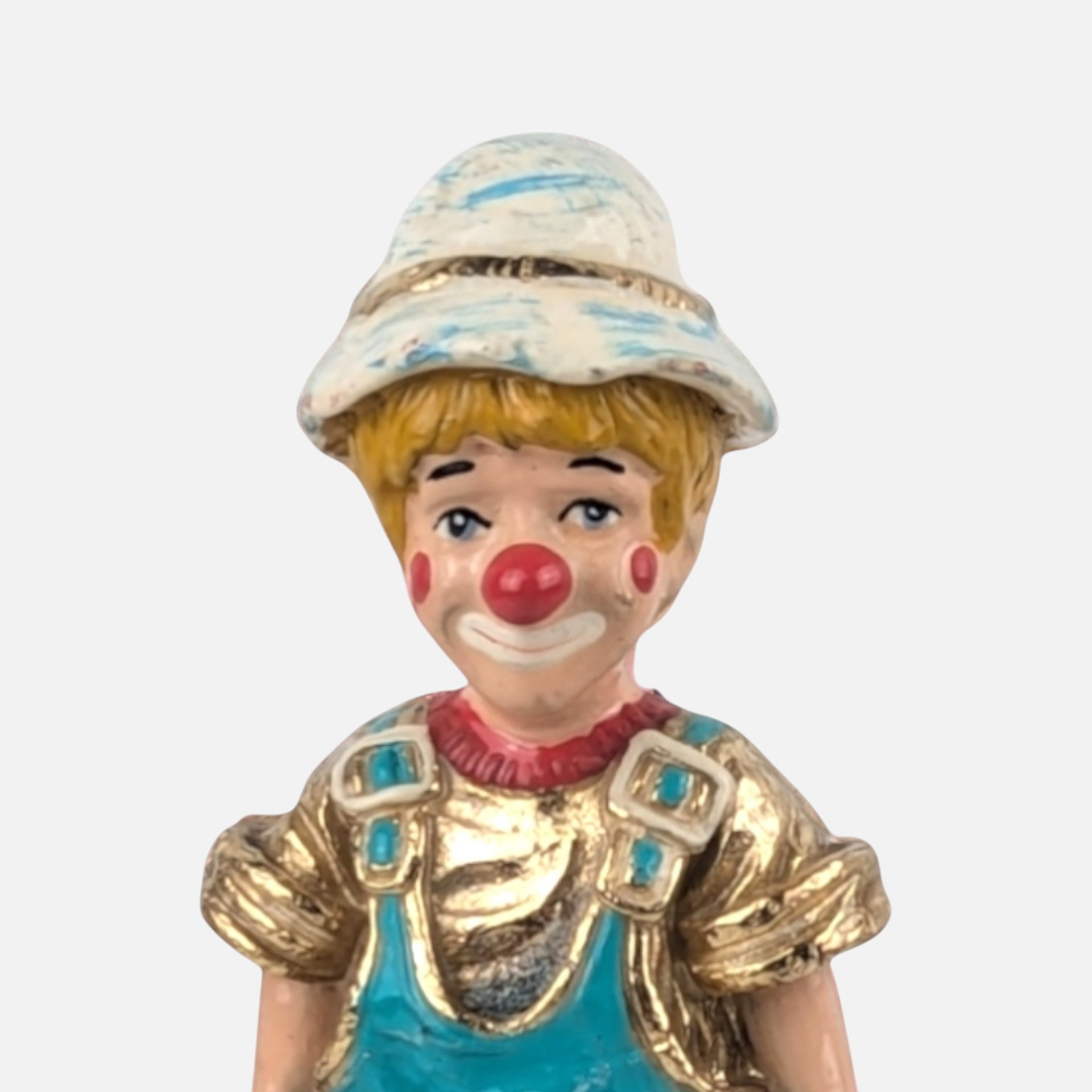 2000 Ron Lee Rascal Clown Hand Painted Onyx Base Figurine